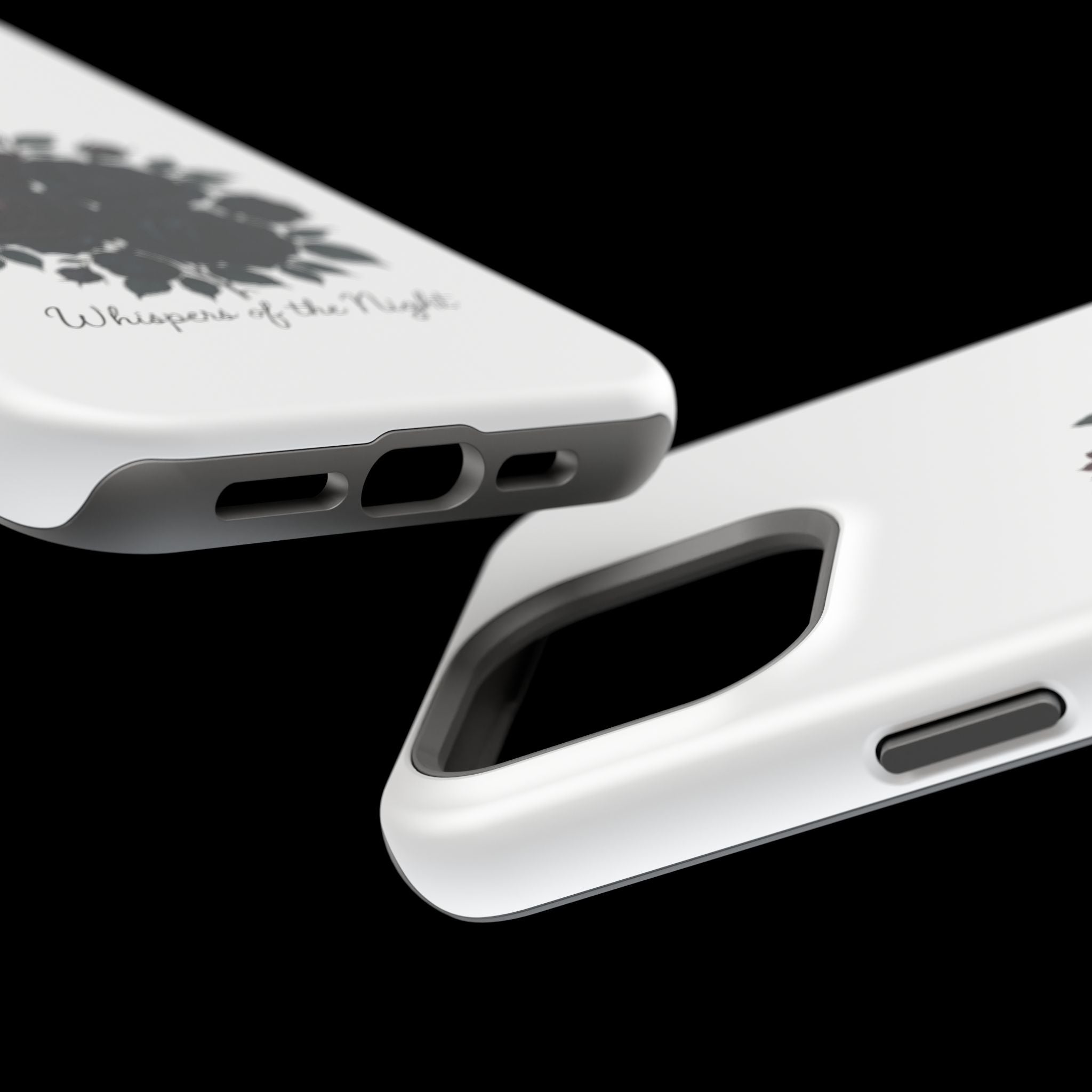 Whispers of the Night floral phone case | Magnetic impact-resistant case