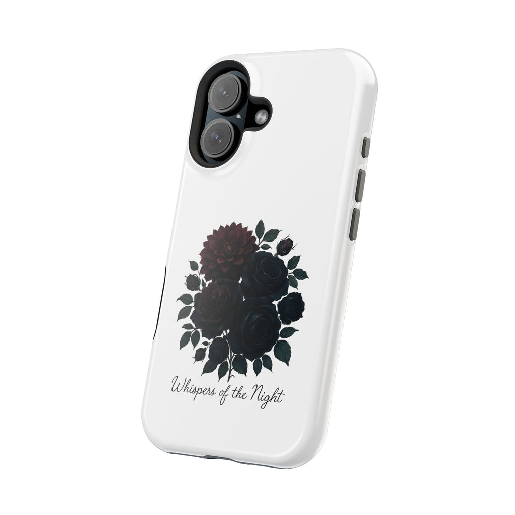 Whispers of the Night floral phone case | Magnetic impact-resistant case