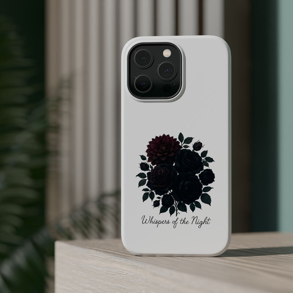 Whispers of the Night floral phone case | Magnetic impact-resistant case