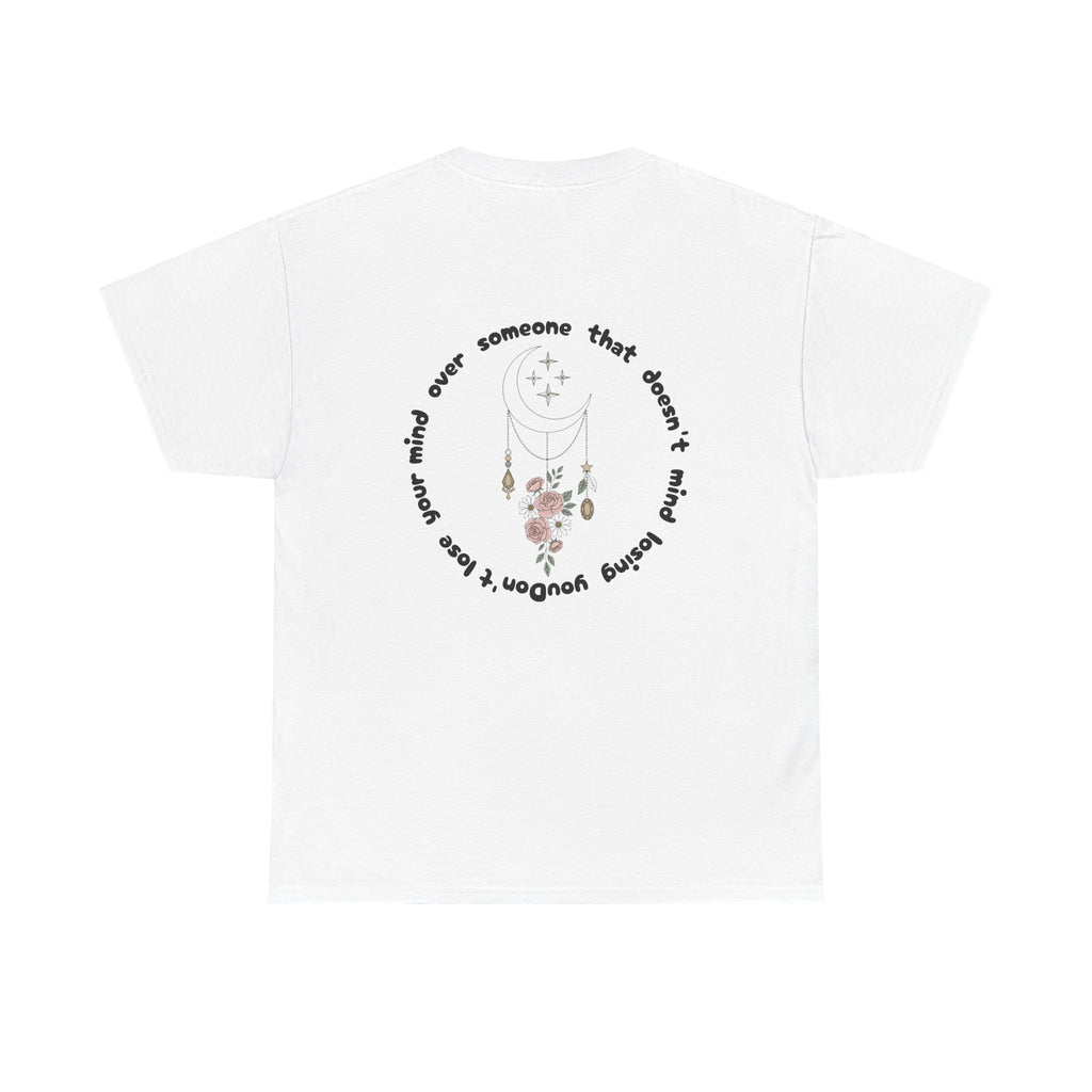 T-Shirt  “Someone That Doesn’t Mind Losing You” Floral Moonback Tee