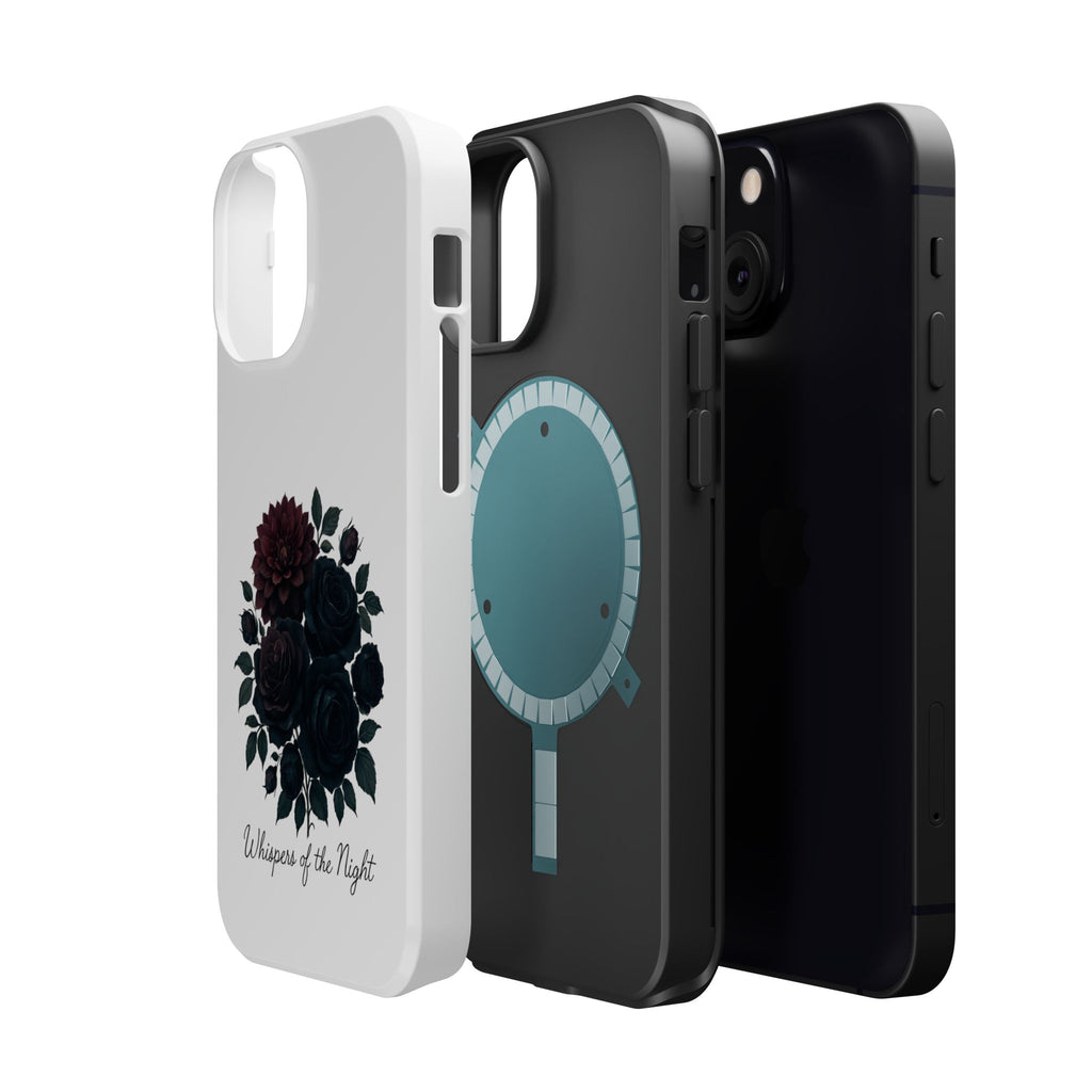 Whispers of the Night floral phone case | Magnetic impact-resistant case