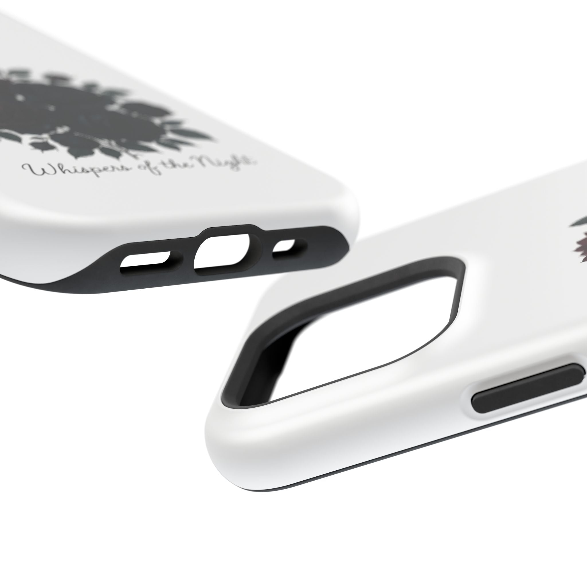 Whispers of the Night floral phone case | Magnetic impact-resistant case