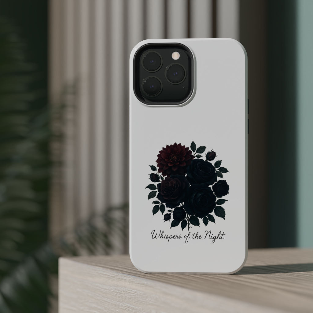 Whispers of the Night floral phone case | Magnetic impact-resistant case