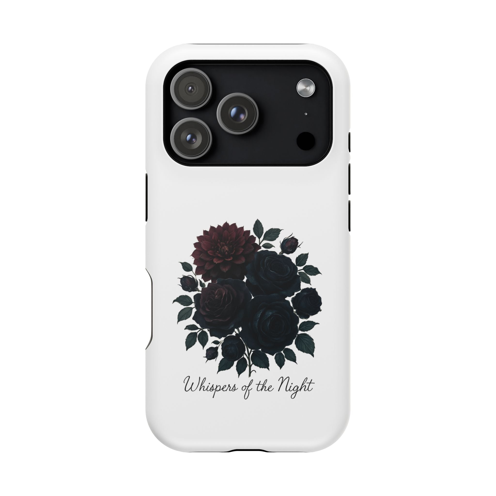 Whispers of the Night floral phone case | Magnetic impact-resistant case