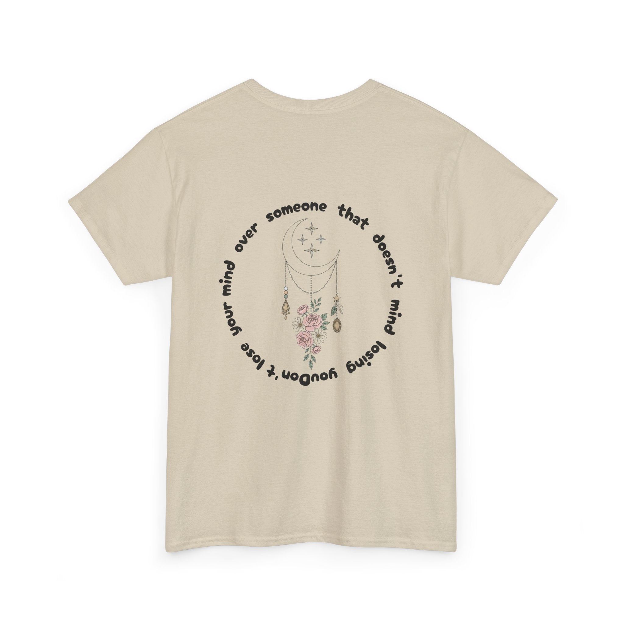T-Shirt  “Someone That Doesn’t Mind Losing You” Floral Moonback Tee