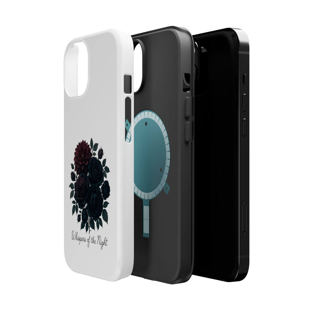 Whispers of the Night floral phone case | Magnetic impact-resistant case