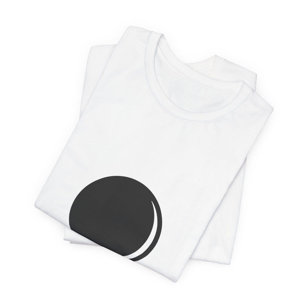 Minimal Moon Graphic Less Is More Tee | Minimalist Astronomy Shirt