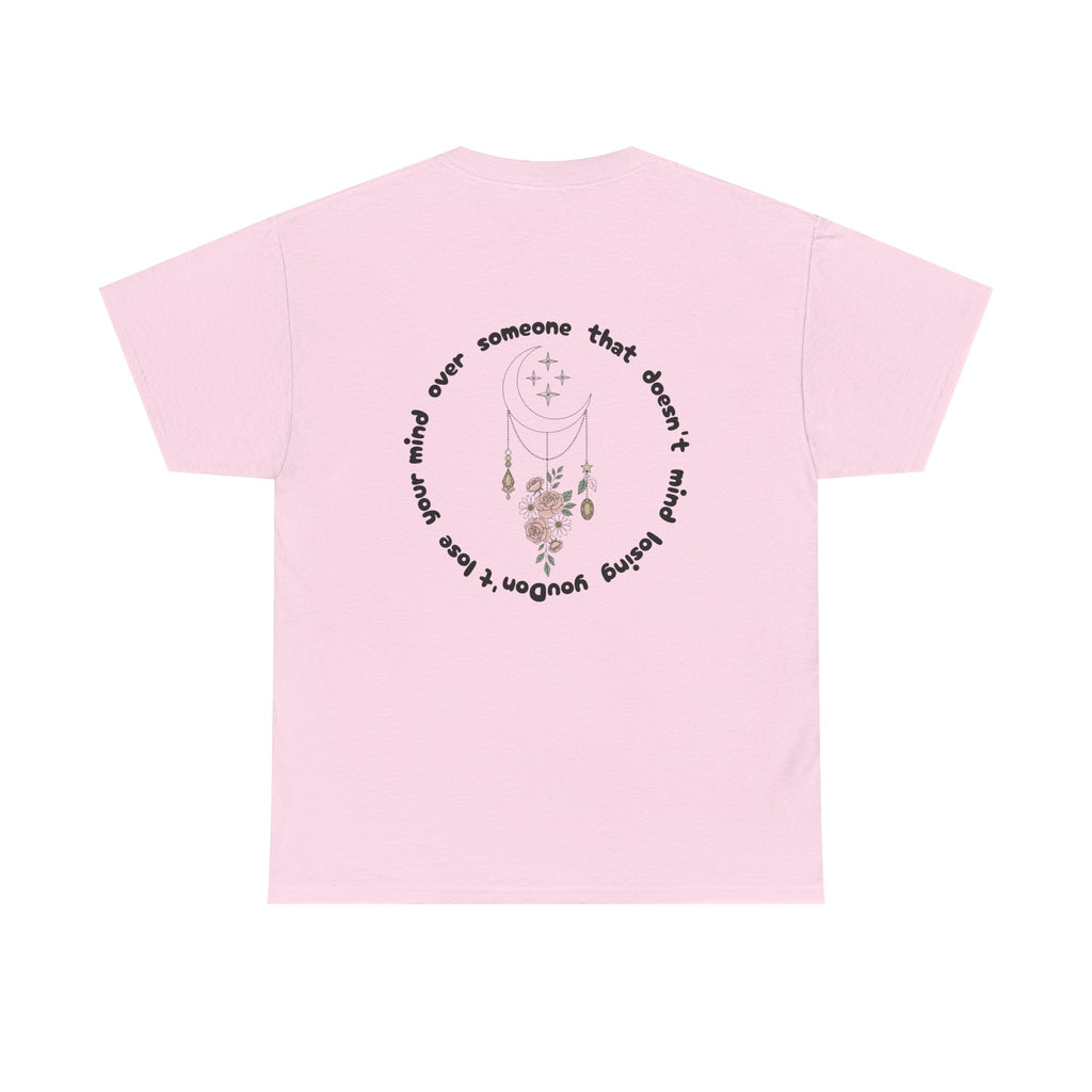 T-Shirt  “Someone That Doesn’t Mind Losing You” Floral Moonback Tee