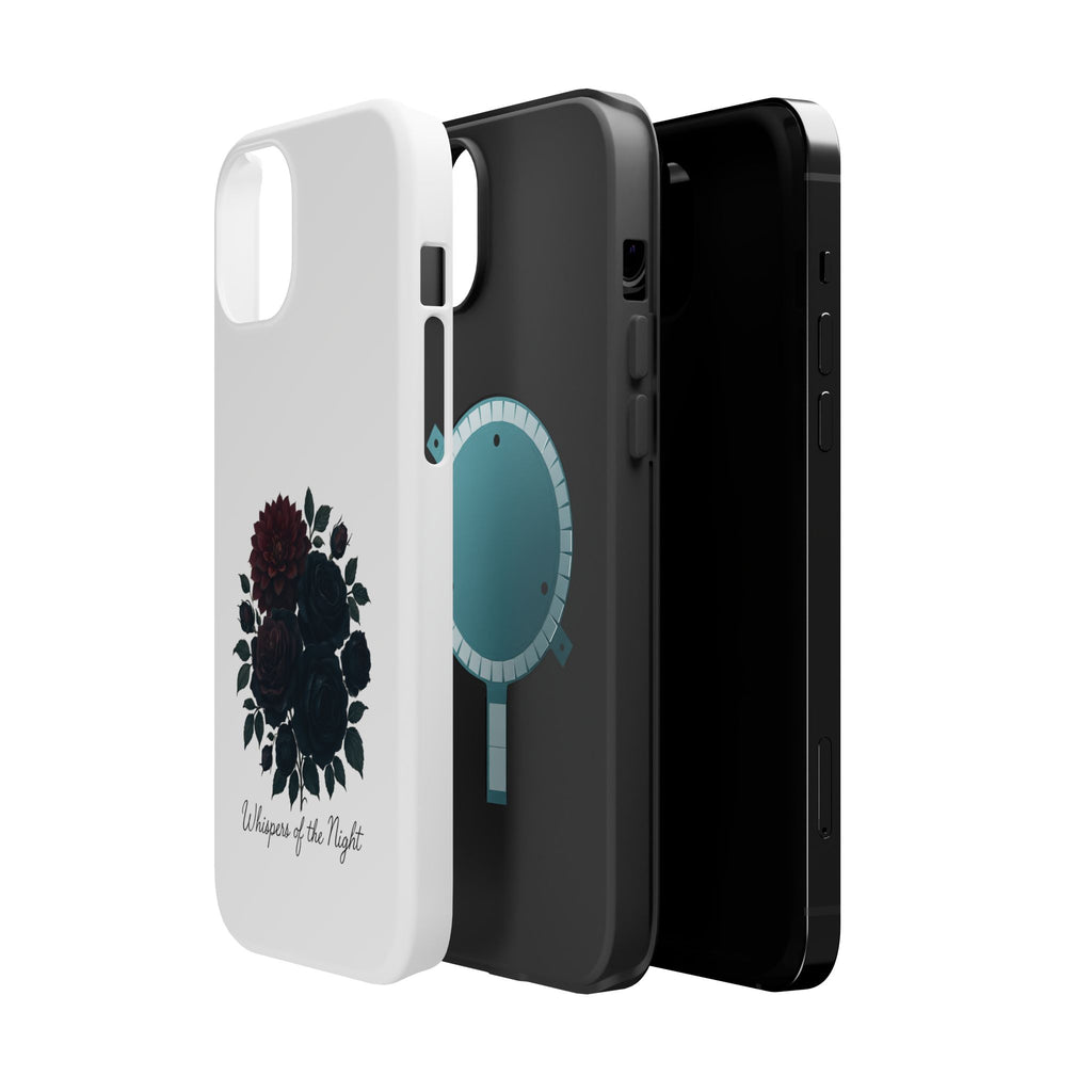 Whispers of the Night floral phone case | Magnetic impact-resistant case