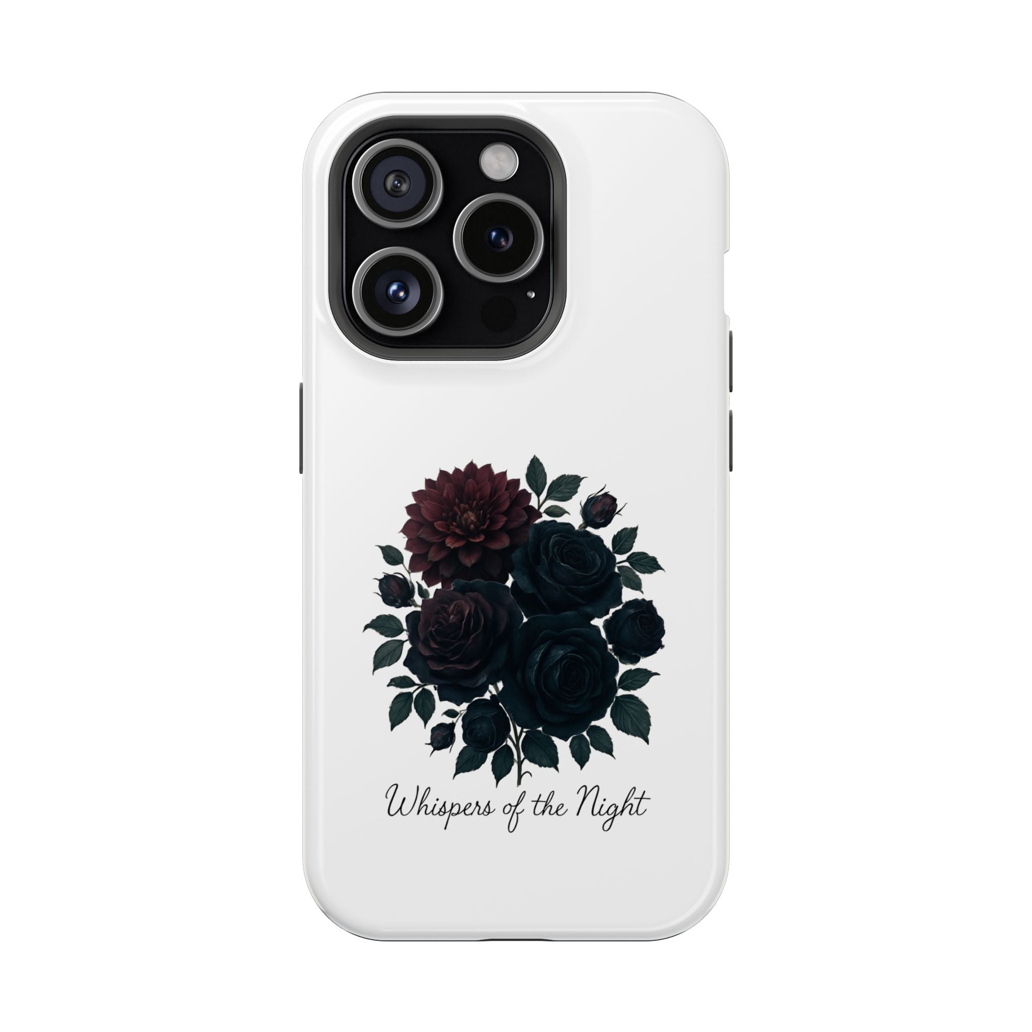 Whispers of the Night floral phone case | Magnetic impact-resistant case