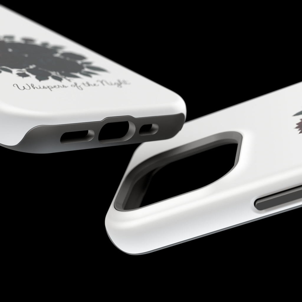 Whispers of the Night floral phone case | Magnetic impact-resistant case
