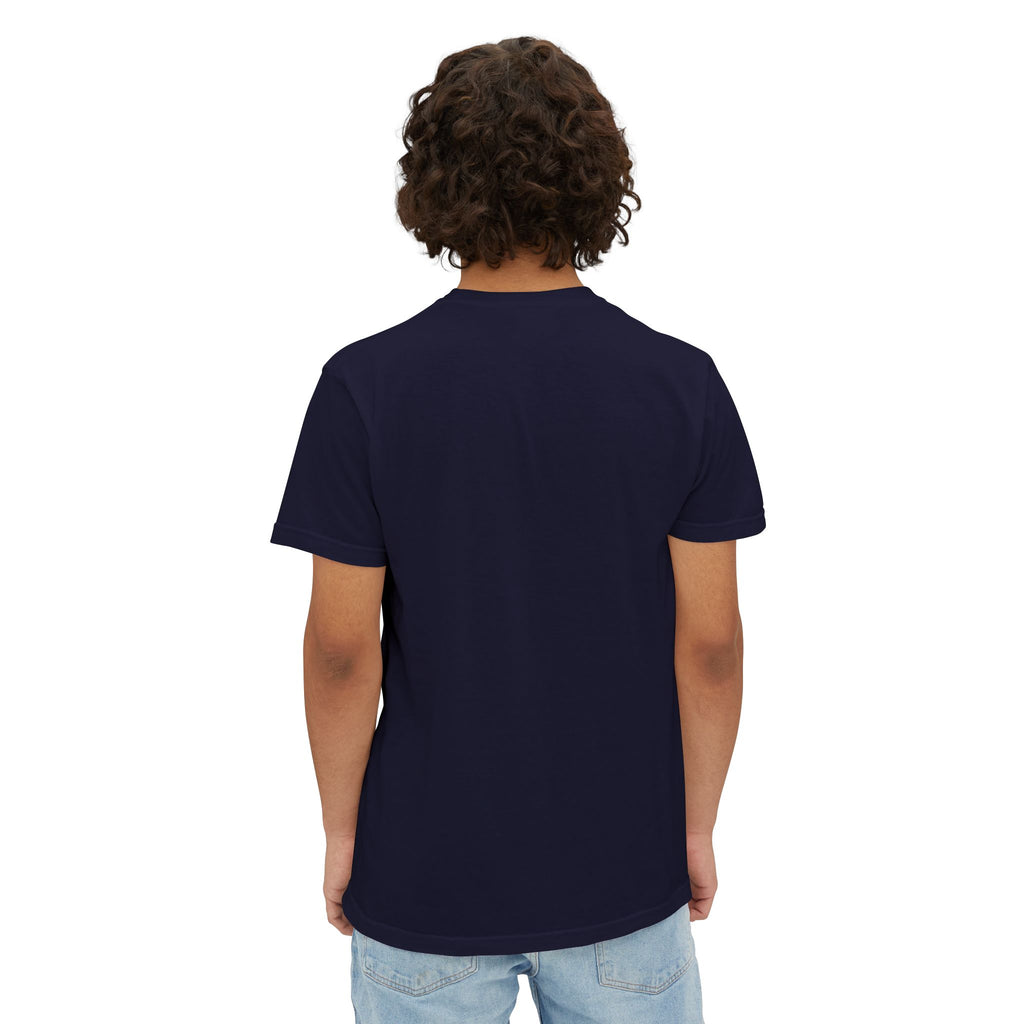 Pocket T-Shirt — Minimal Cat Silhouette Chest Pocket Tee