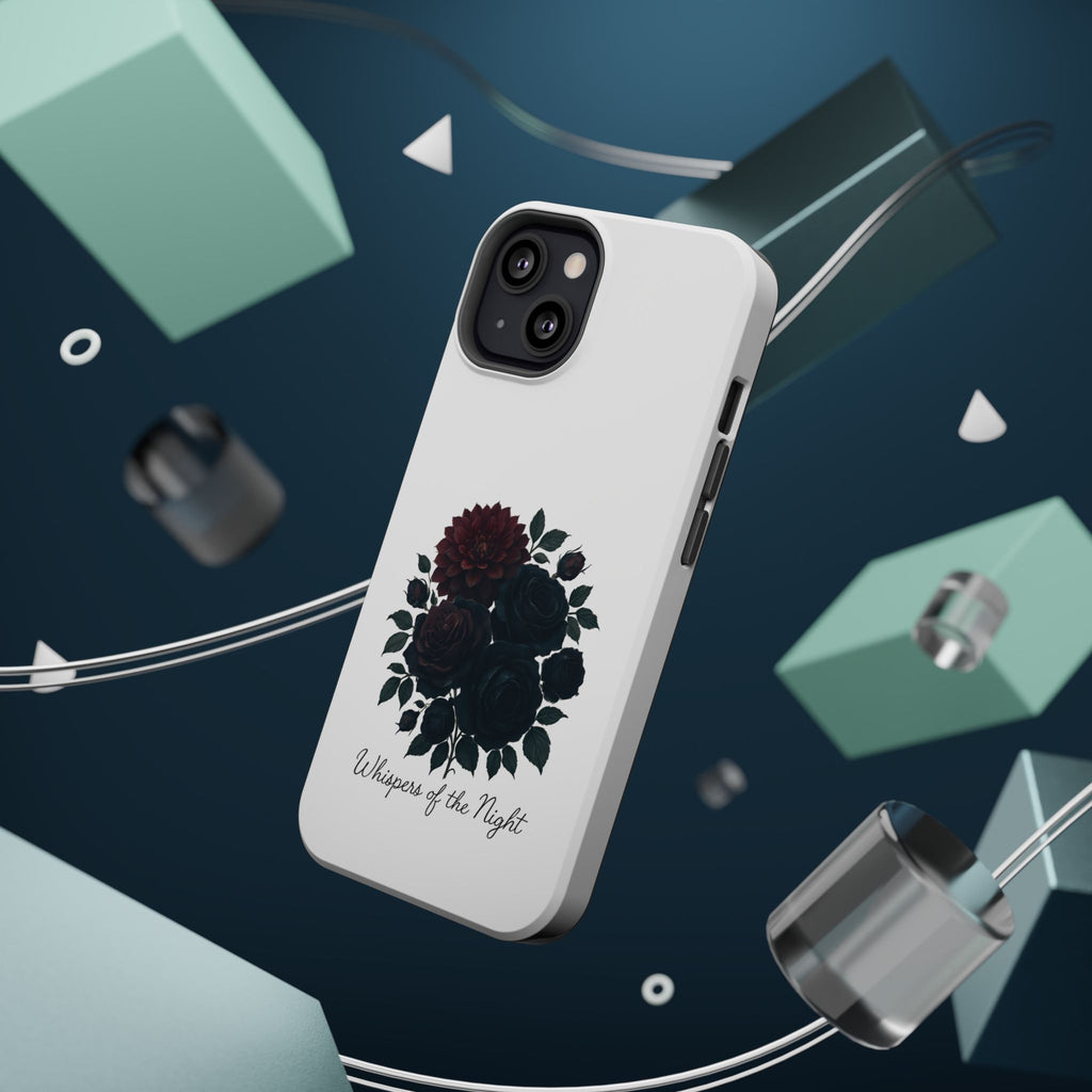 Whispers of the Night floral phone case | Magnetic impact-resistant case