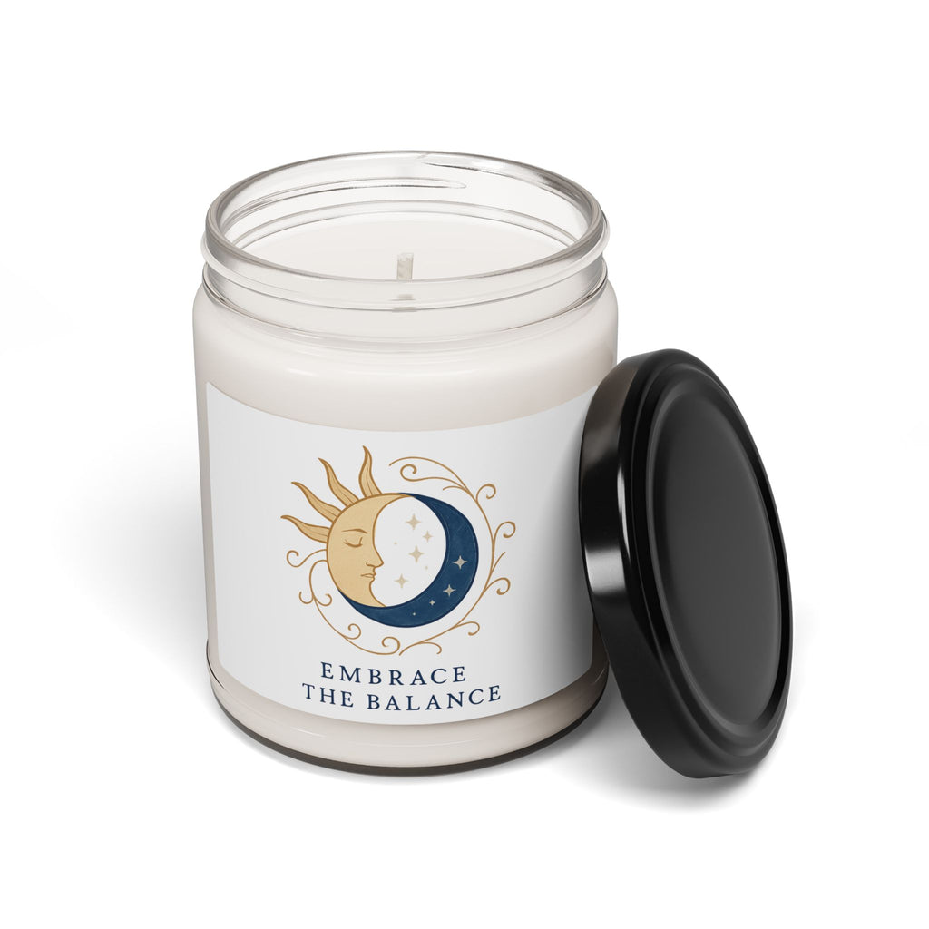 Sun and Moon Emblem Embrace The Balance Candle | 9oz Soy Candle