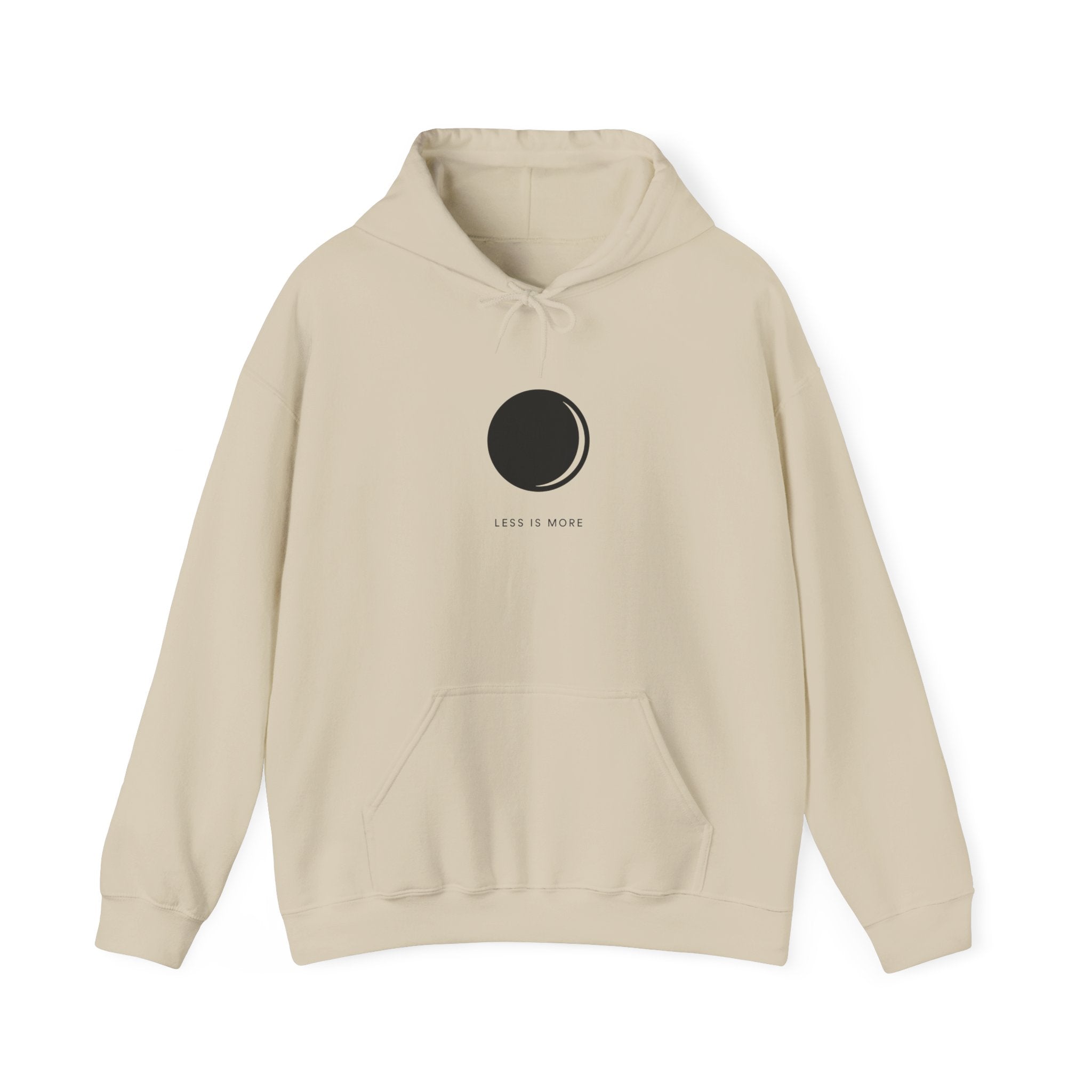 Minimal Eclipse Hoodie — 'Dark Moon' Graphic Pullover