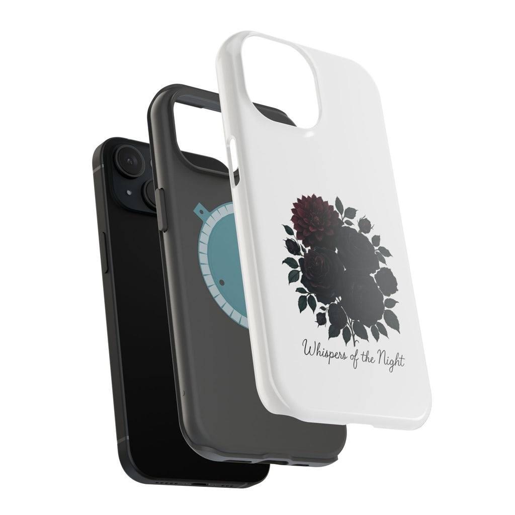 Whispers of the Night floral phone case | Magnetic impact-resistant case