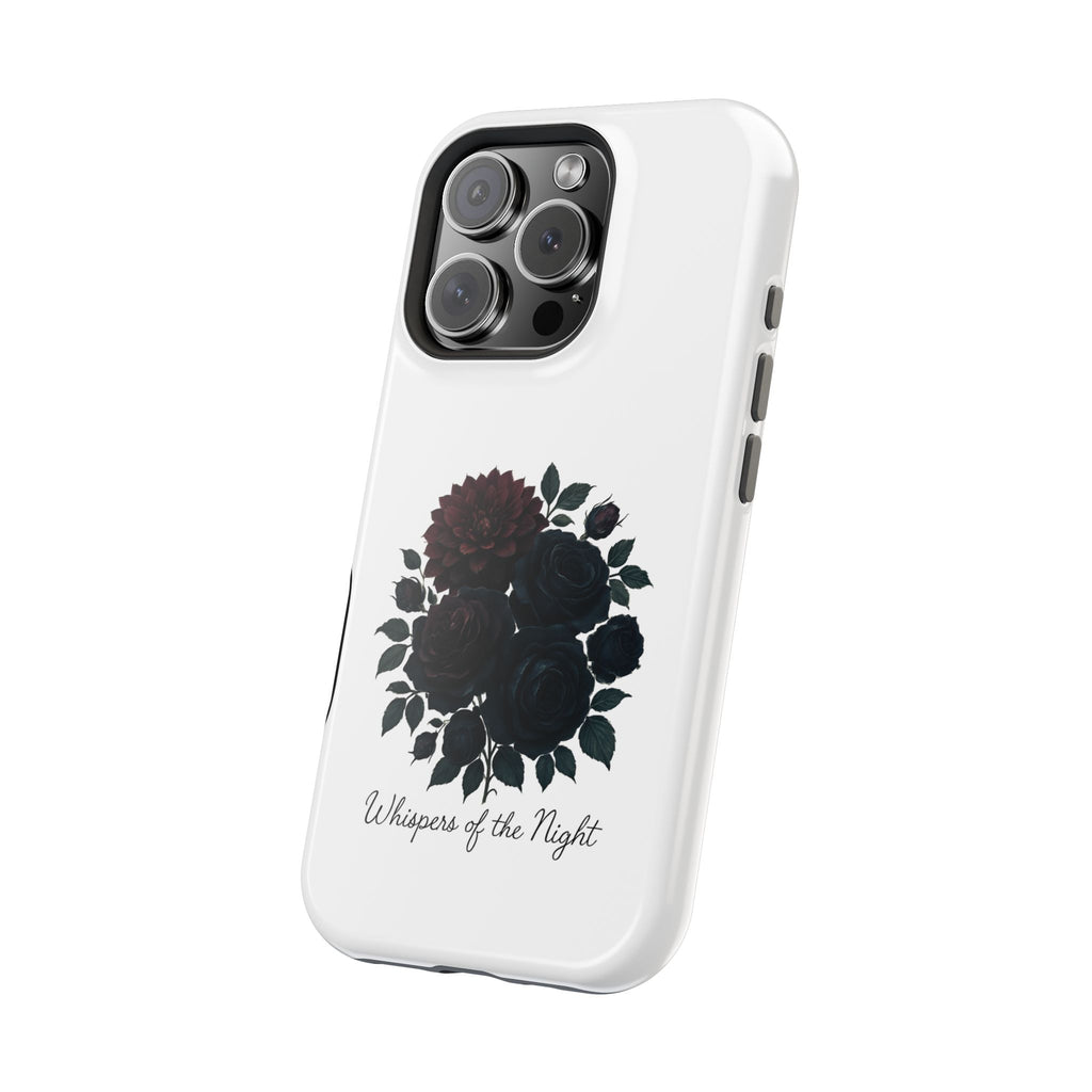Whispers of the Night floral phone case | Magnetic impact-resistant case