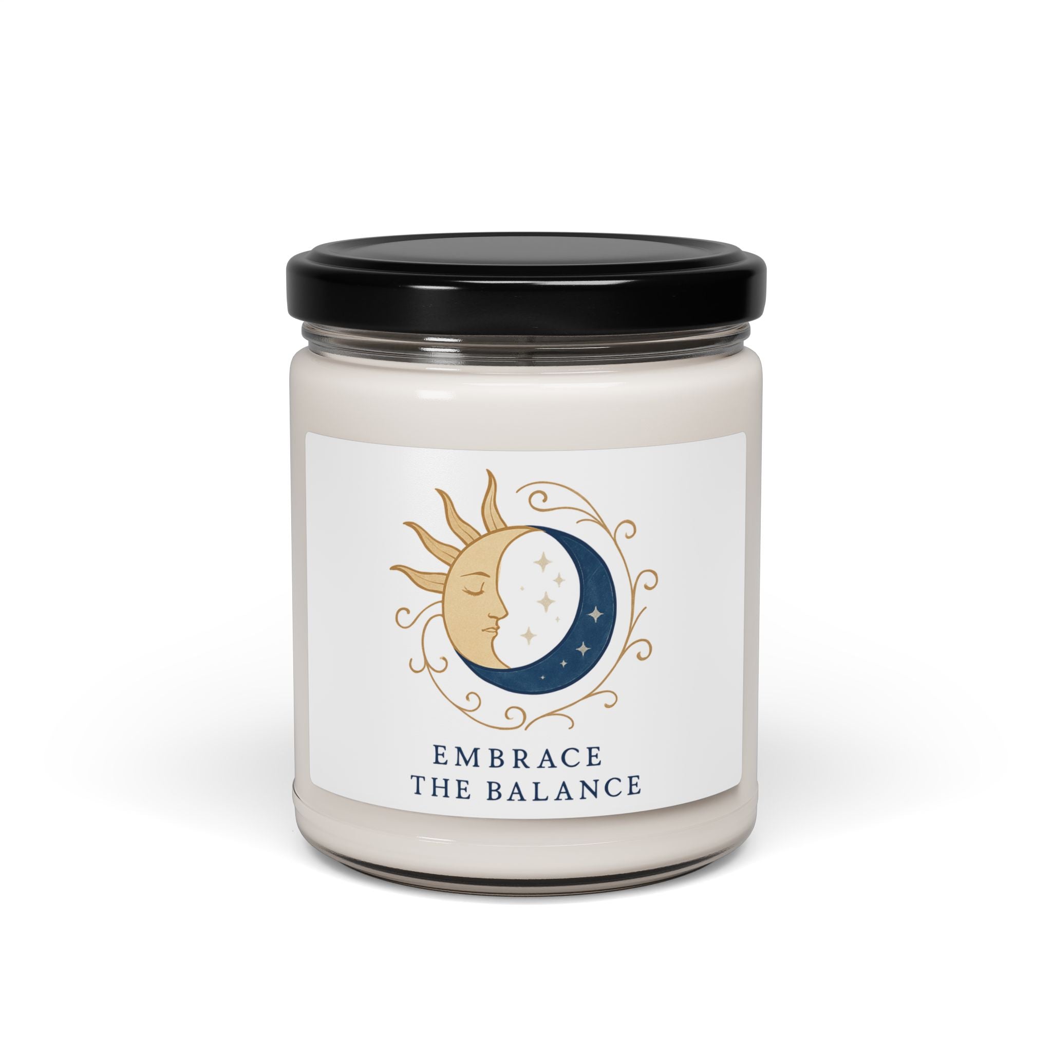 Sun and Moon Emblem Embrace The Balance Candle | 9oz Soy Candle