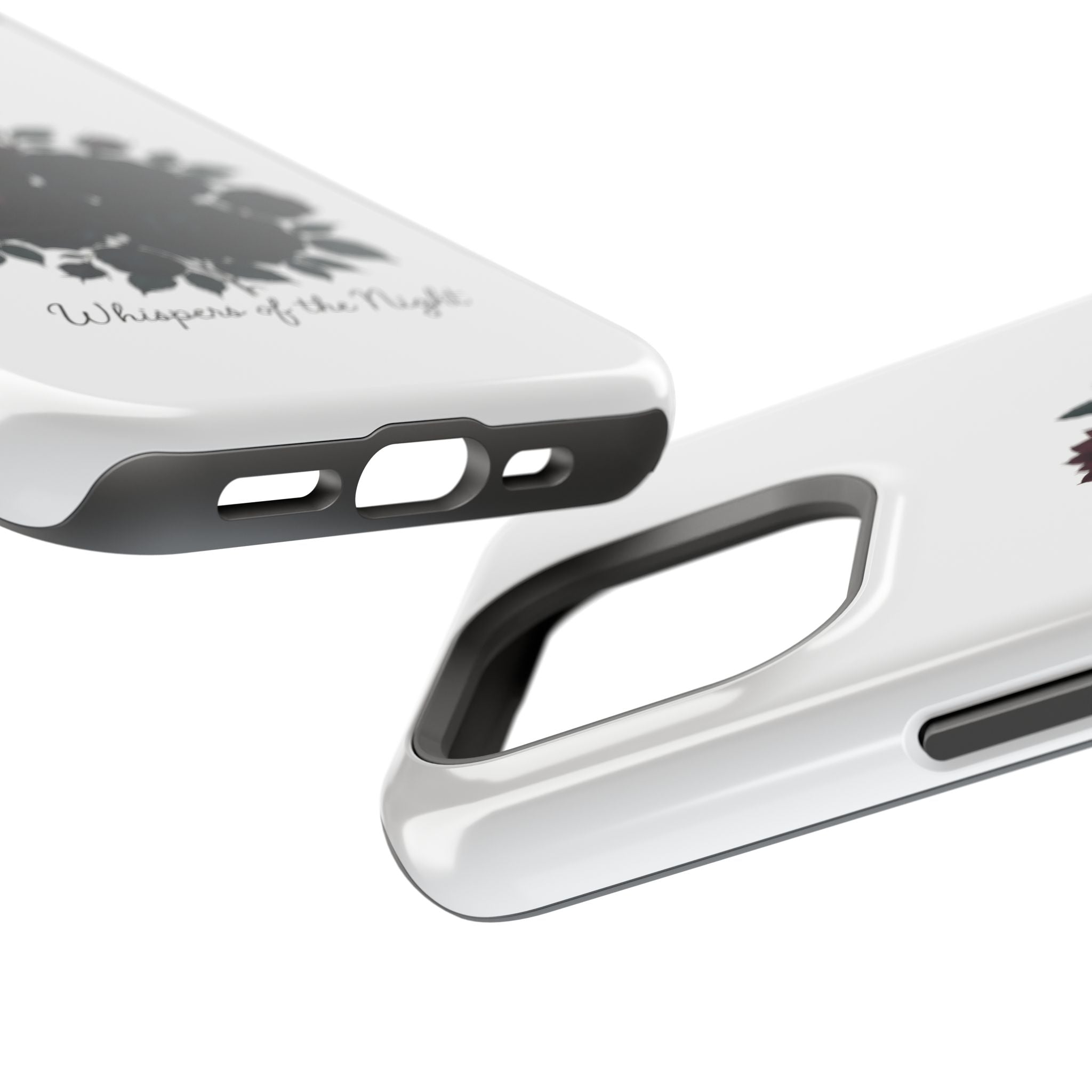Whispers of the Night floral phone case | Magnetic impact-resistant case
