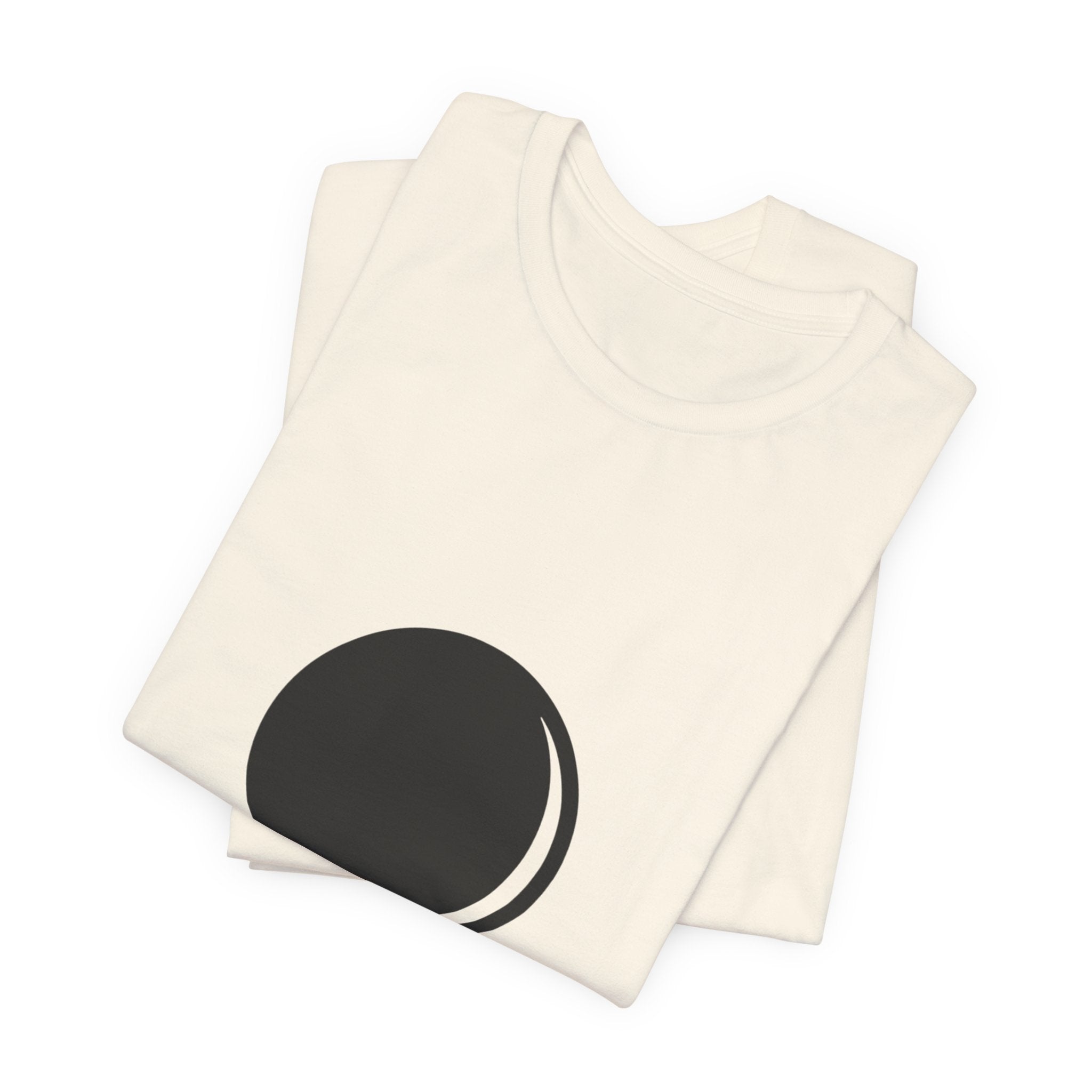 Minimal Moon Graphic Less Is More Tee | Minimalist Astronomy Shirt