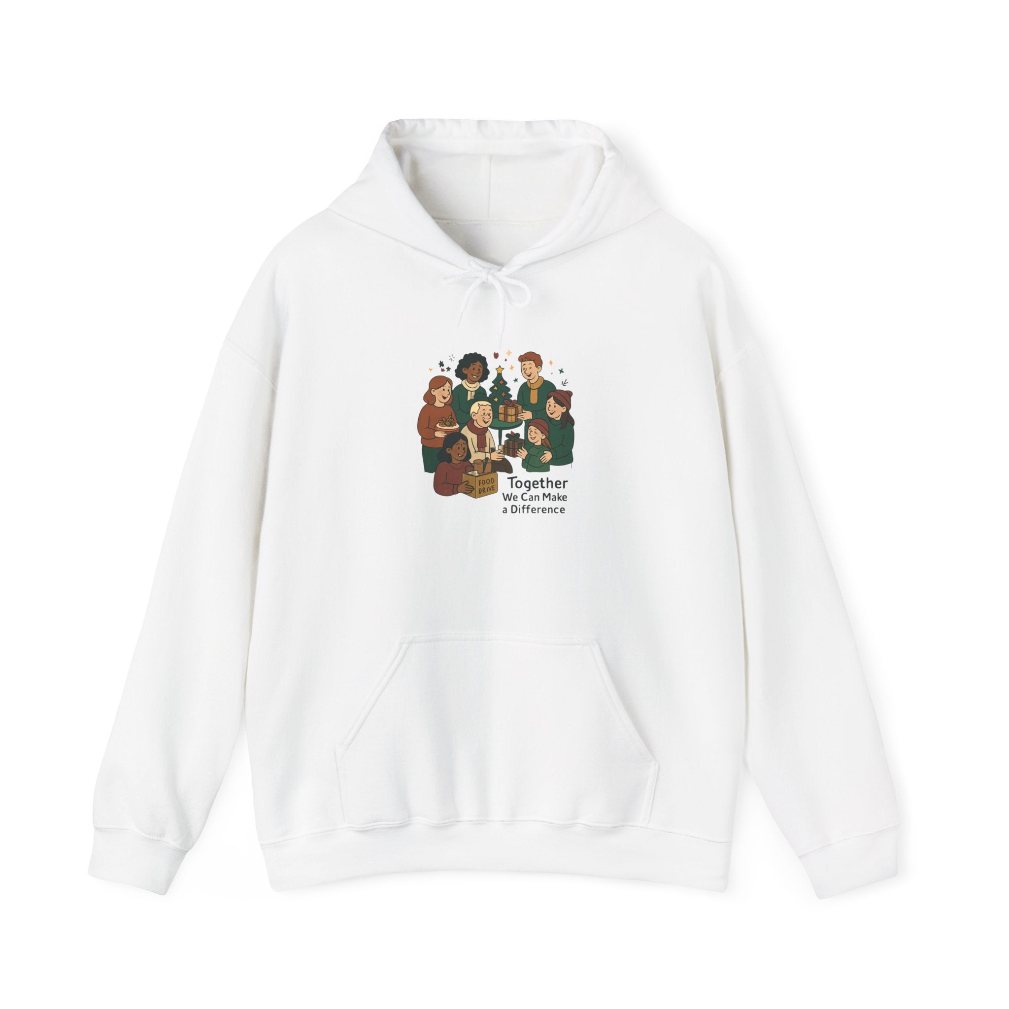 Hoodie — Cozy Friendsgiving Gathering Graphic "Sweeter with You"