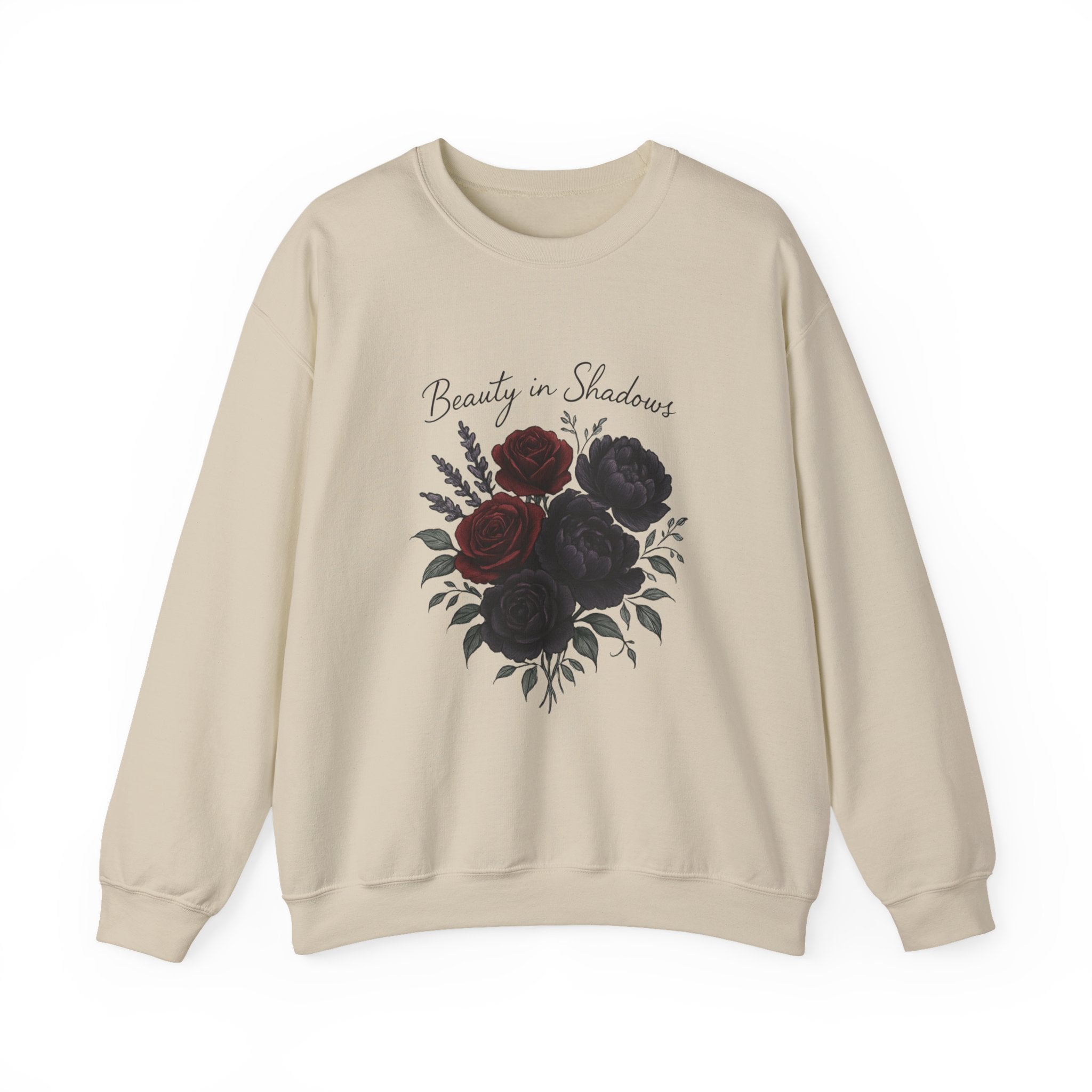 Floral 'Beauty in Shadows' Crewneck Sweatshirt