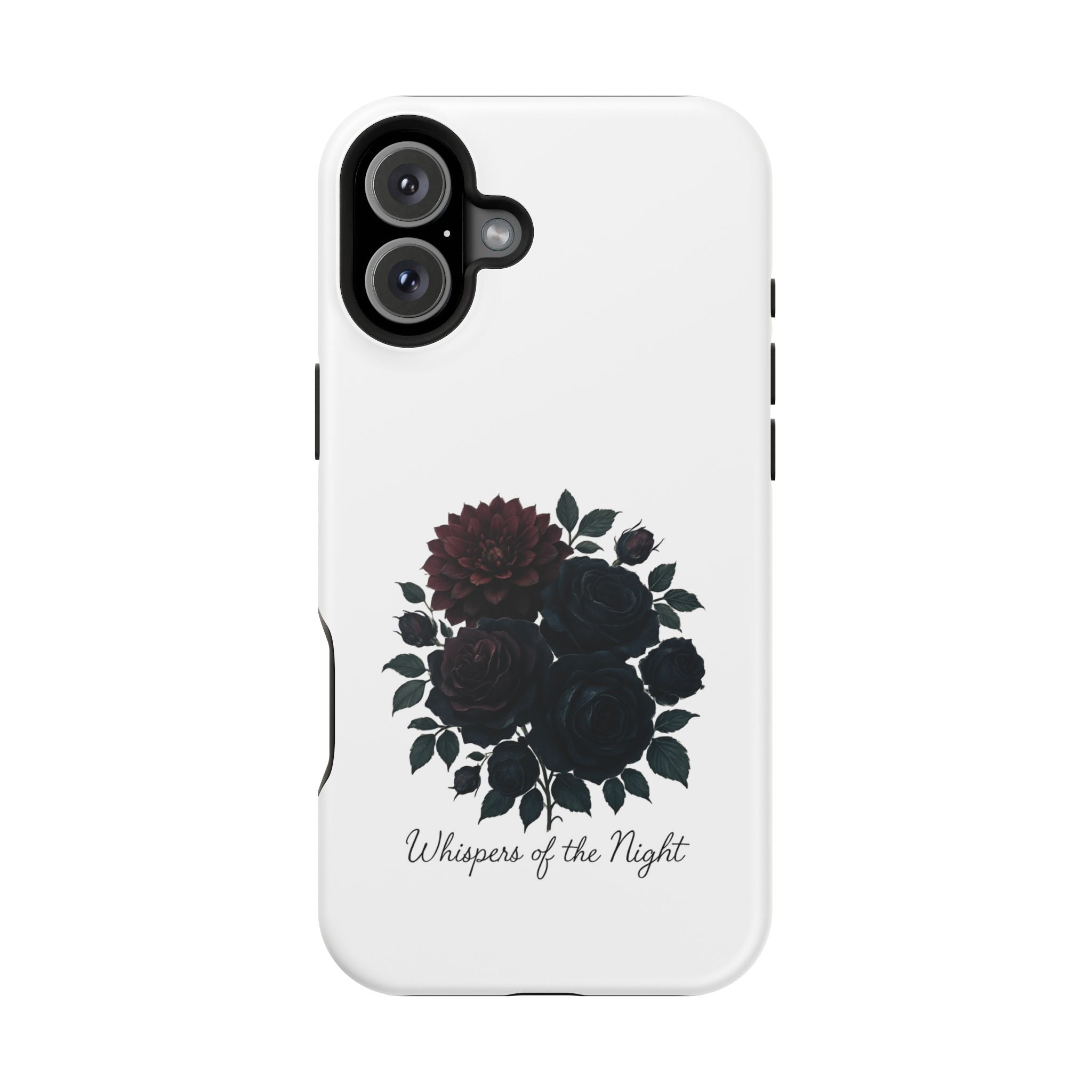Whispers of the Night floral phone case | Magnetic impact-resistant case