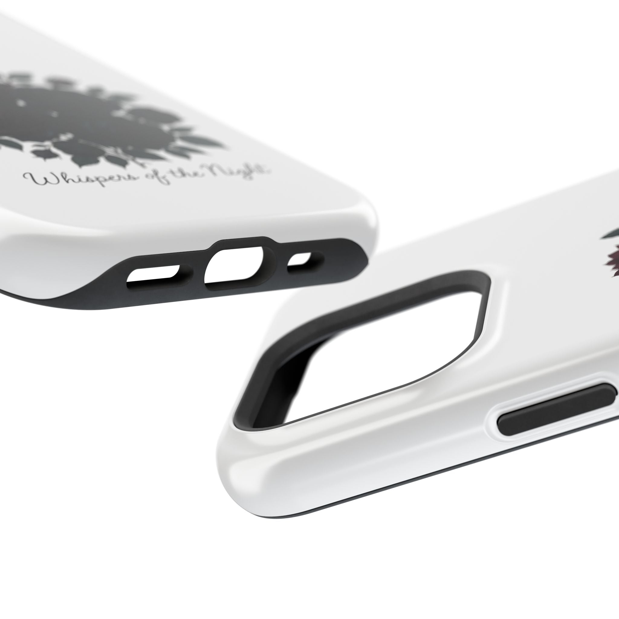 Whispers of the Night floral phone case | Magnetic impact-resistant case