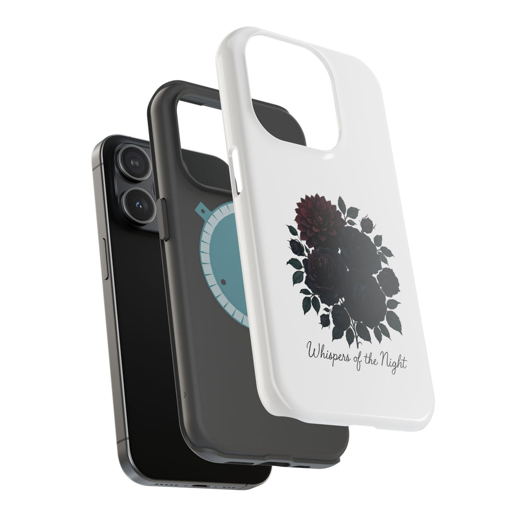Whispers of the Night floral phone case | Magnetic impact-resistant case