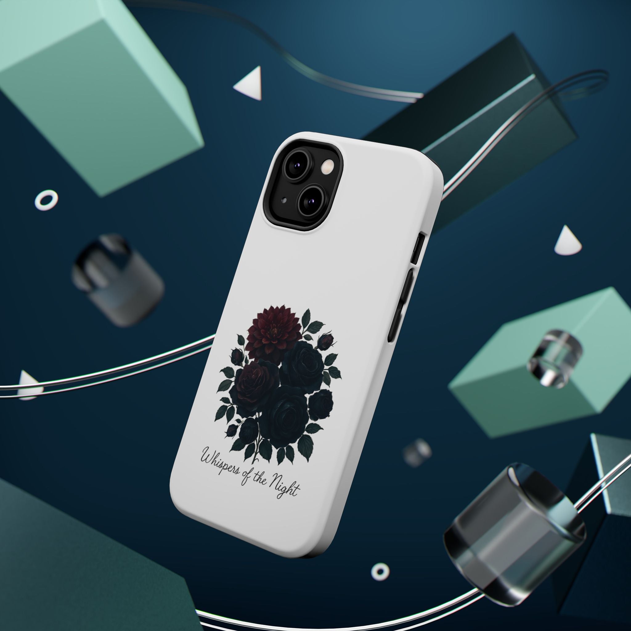 Whispers of the Night floral phone case | Magnetic impact-resistant case
