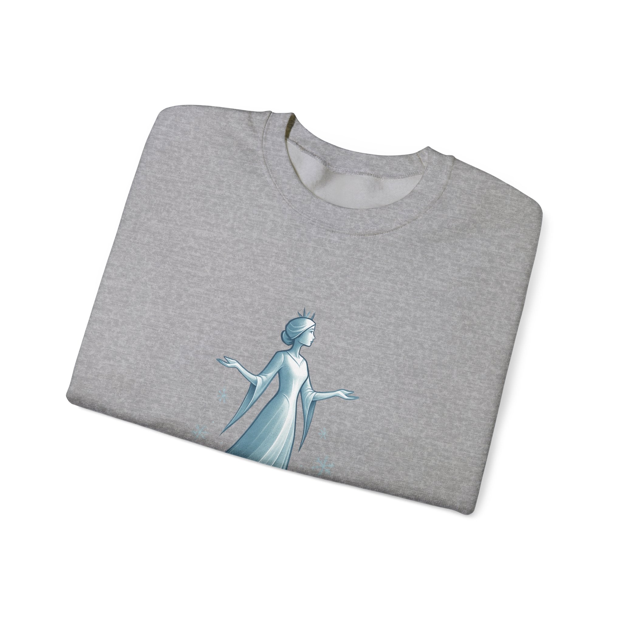 Chill Like a Queen Sweatshirt — Cozy Frozen-Inspired Crewneck