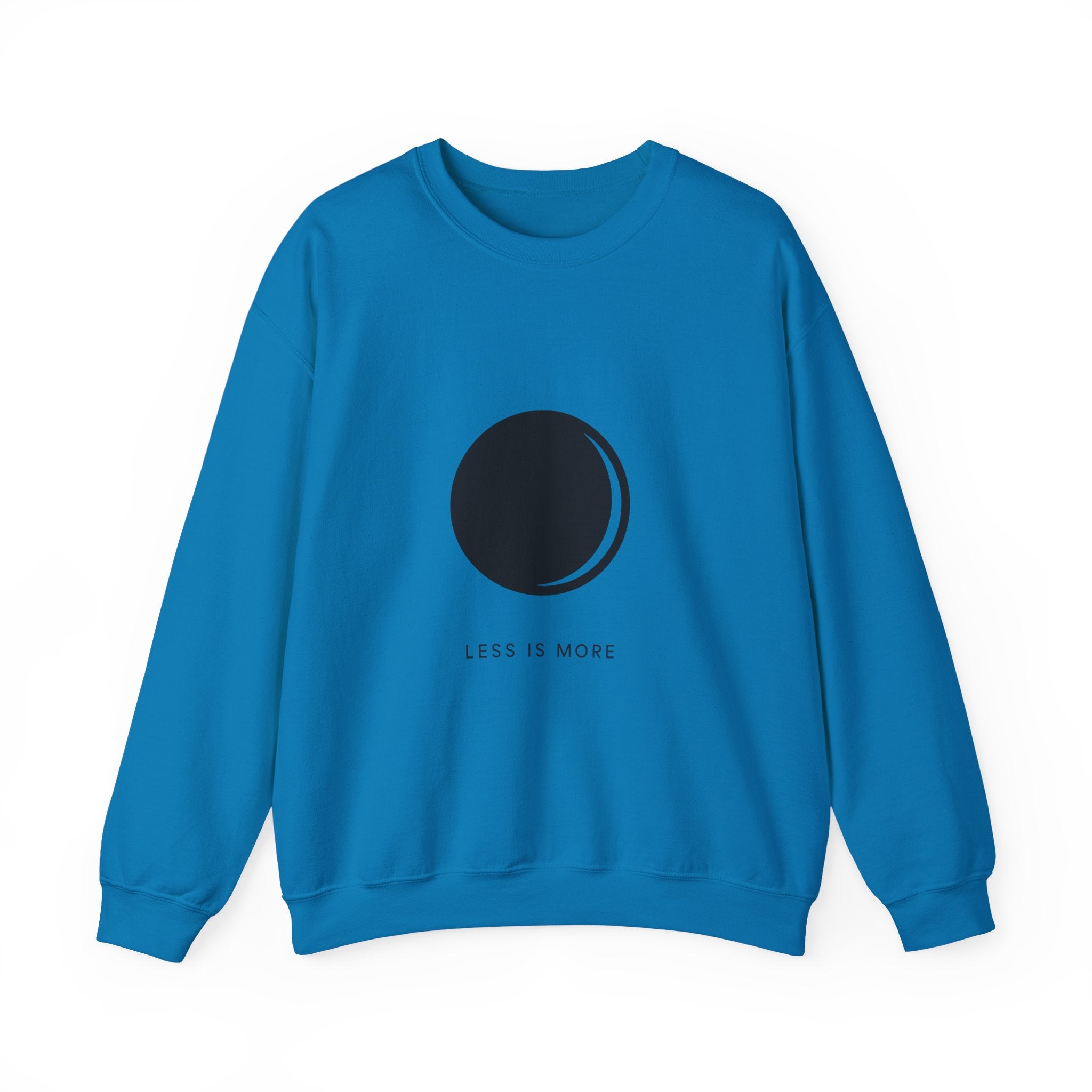 Minimalist 'Less Is More' Crewneck Sweatshirt