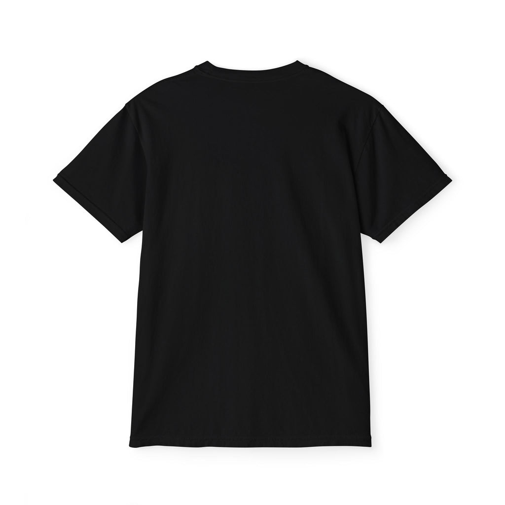 Pocket T-Shirt — Minimal Cat Silhouette Chest Pocket Tee