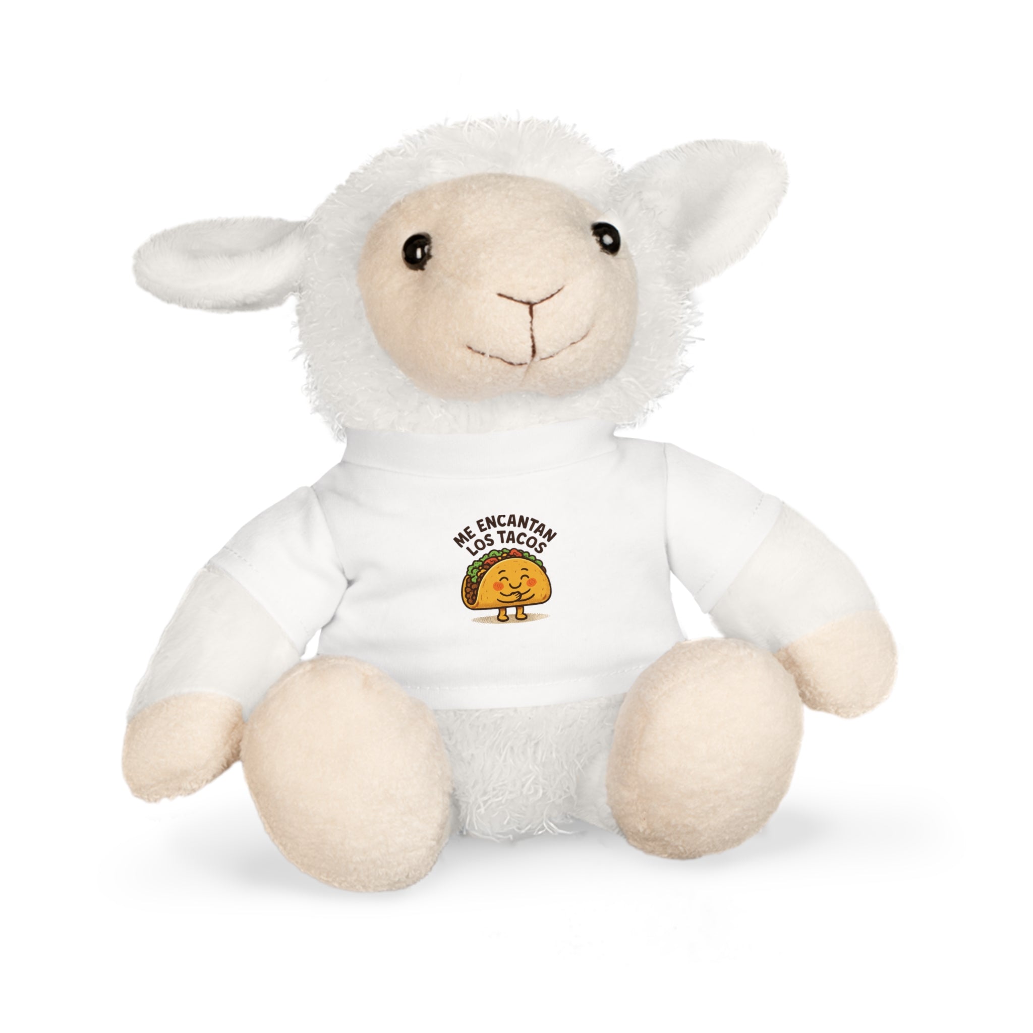 Classic Brown Bear Plush Toy with White T-Shirt | Customizable Shirt