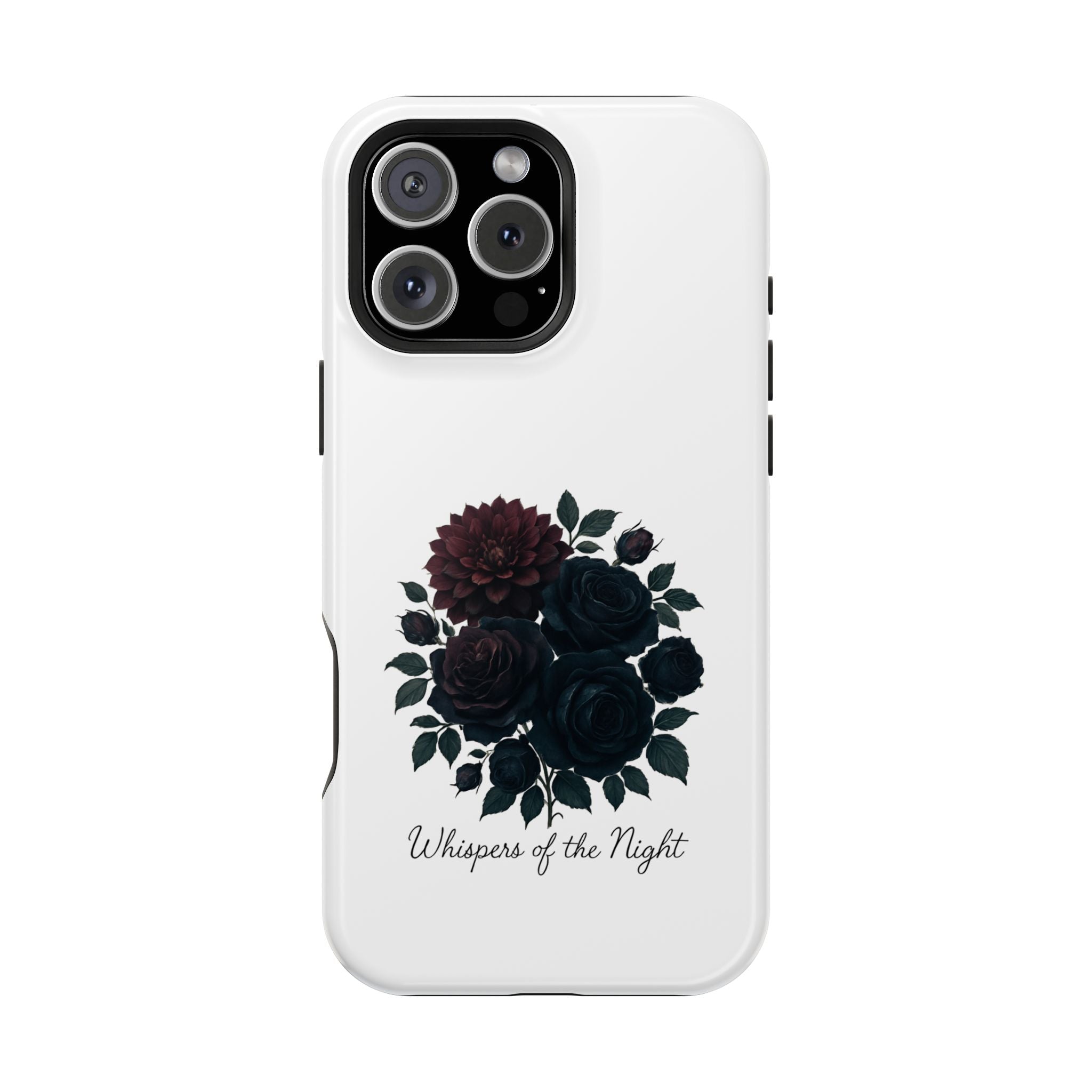 Whispers of the Night floral phone case | Magnetic impact-resistant case