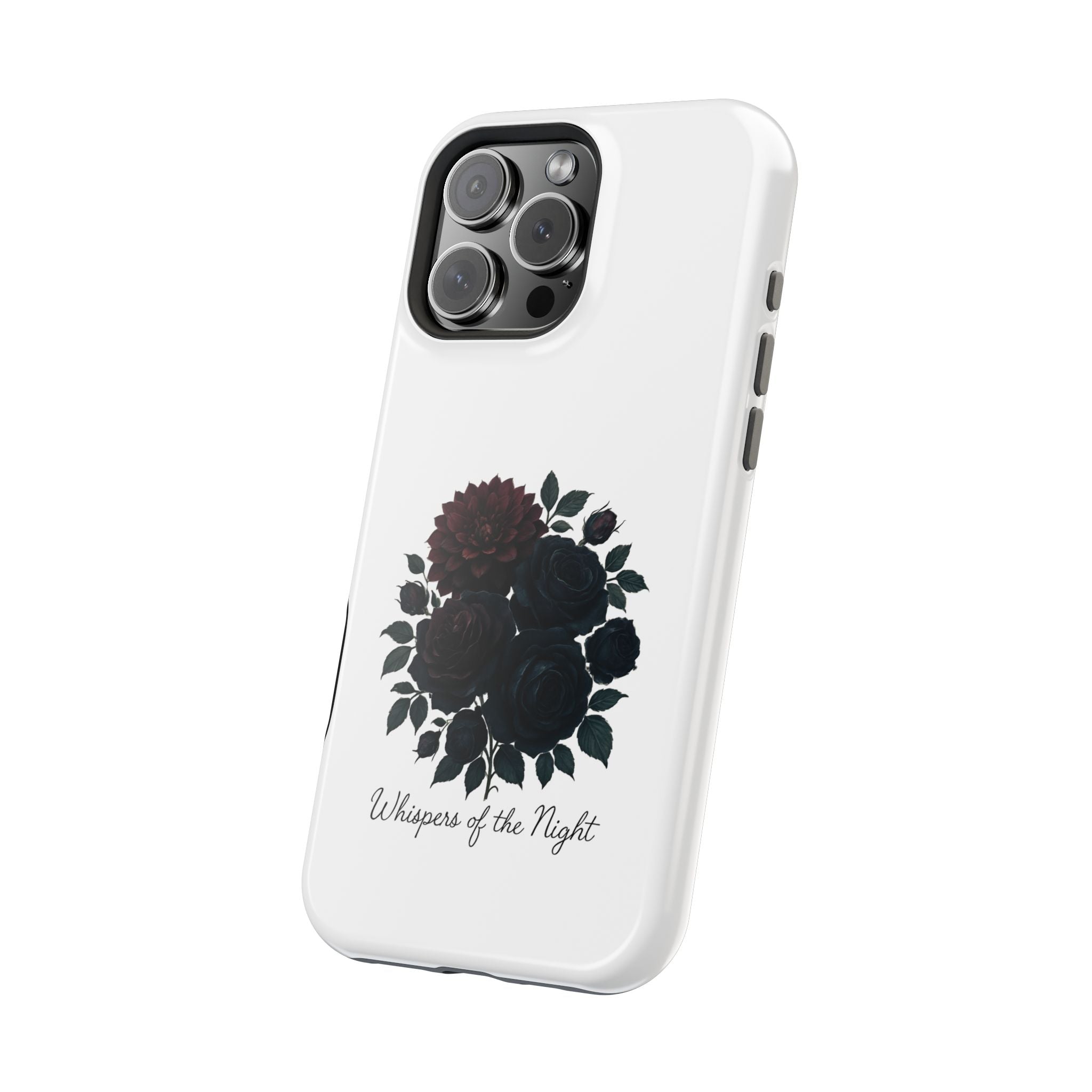 Whispers of the Night floral phone case | Magnetic impact-resistant case