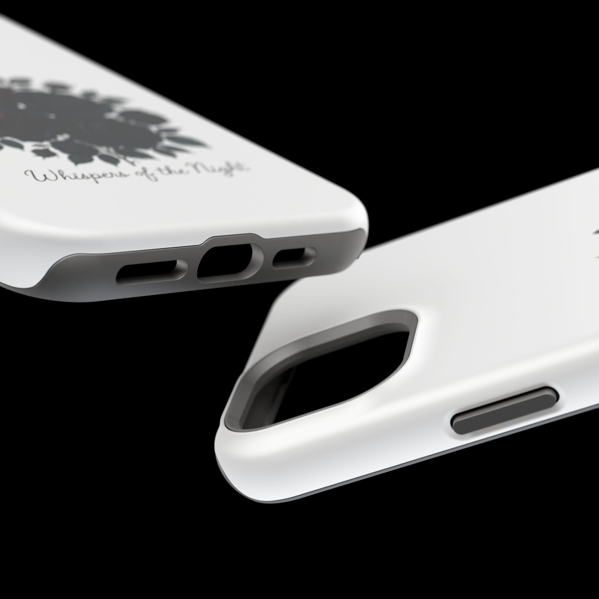 Whispers of the Night floral phone case | Magnetic impact-resistant case