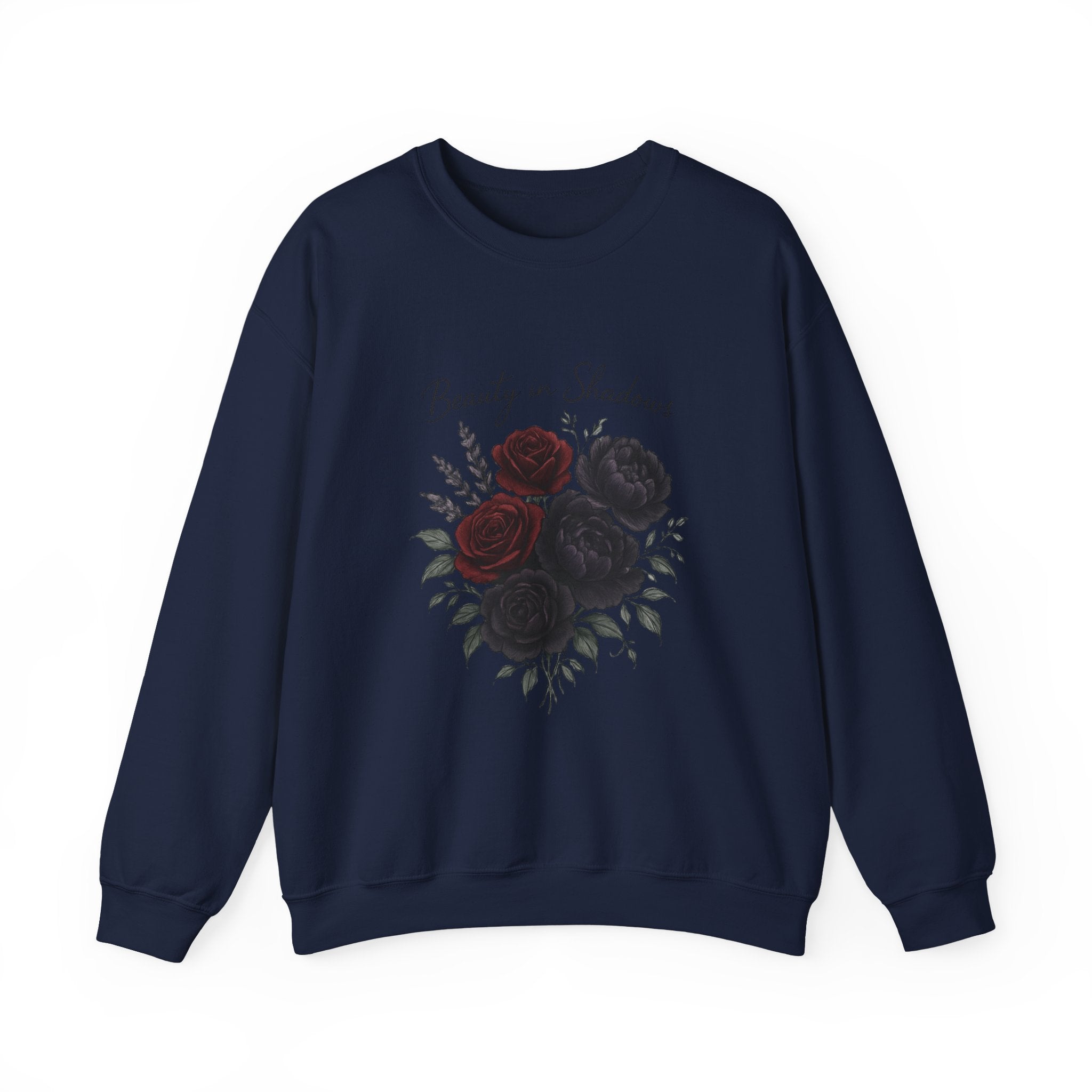 Floral 'Beauty in Shadows' Crewneck Sweatshirt