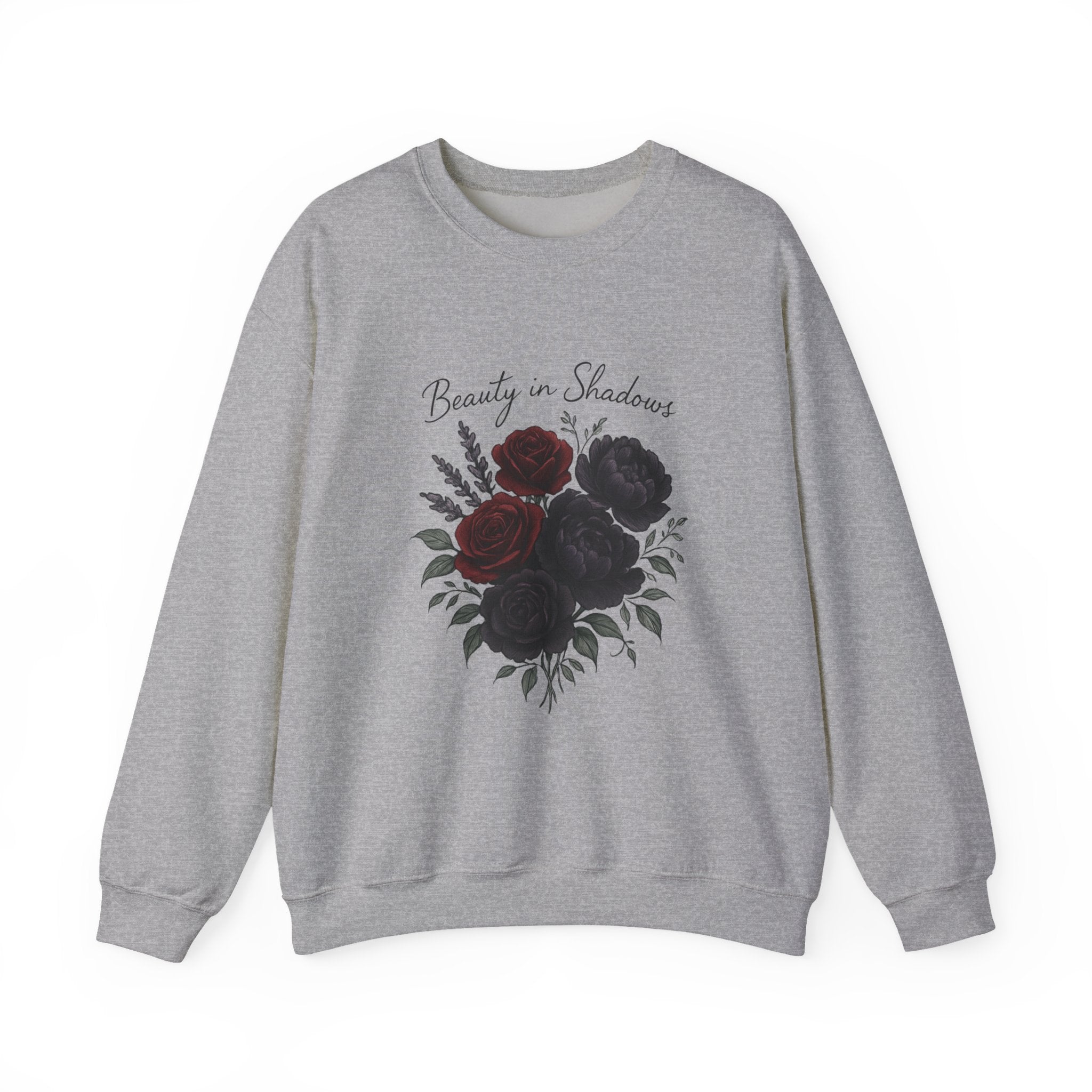 Floral 'Beauty in Shadows' Crewneck Sweatshirt