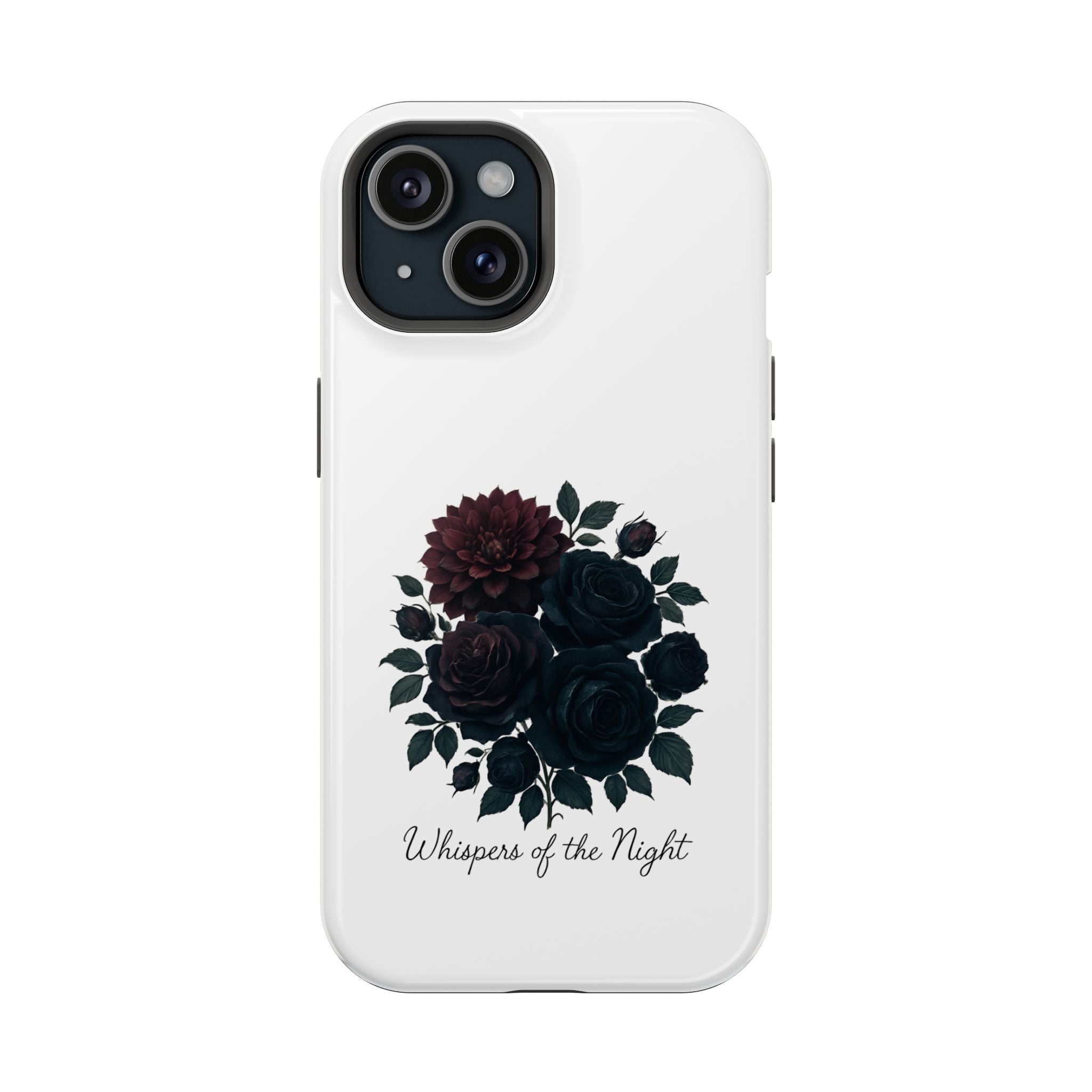 Whispers of the Night floral phone case | Magnetic impact-resistant case
