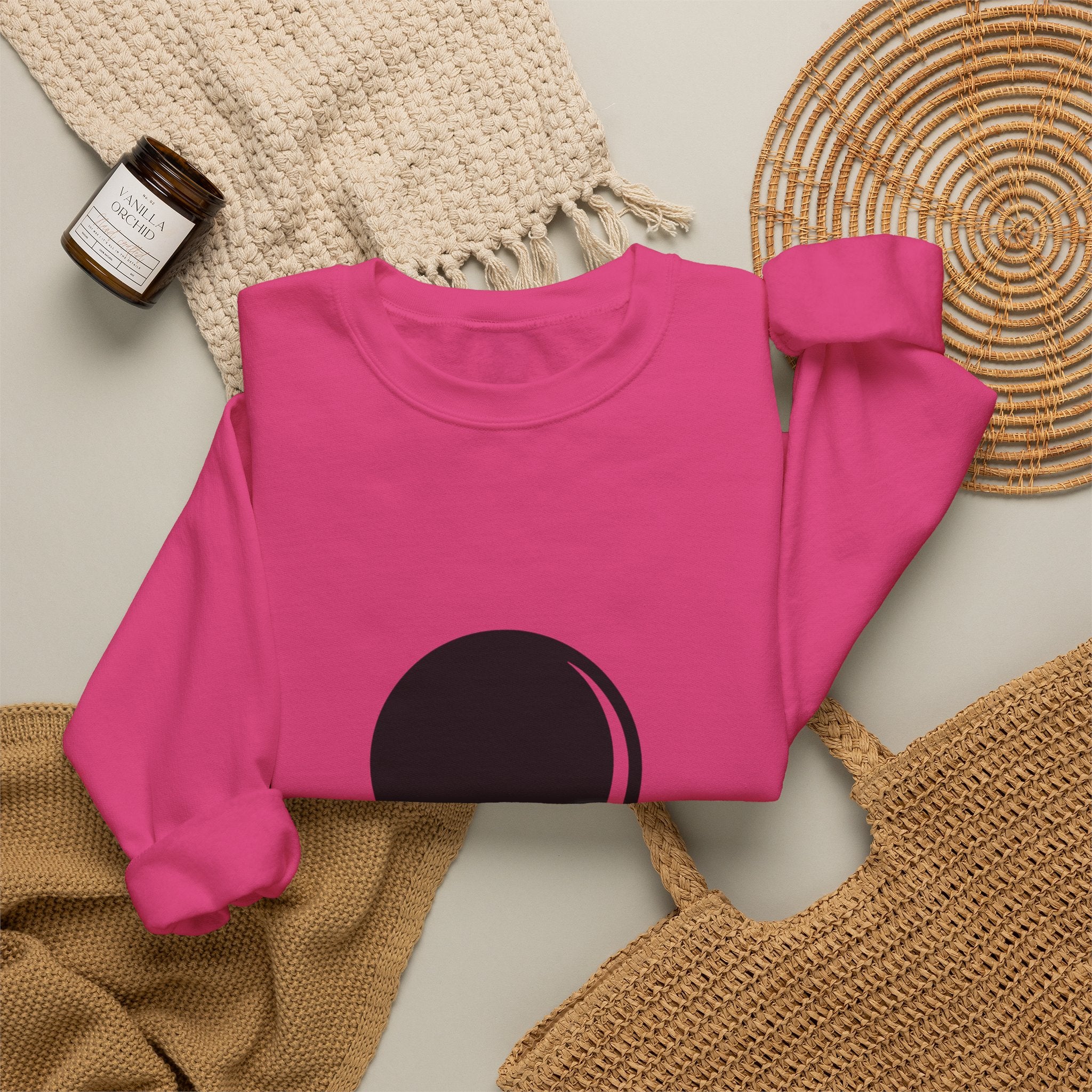 Minimalist 'Less Is More' Crewneck Sweatshirt