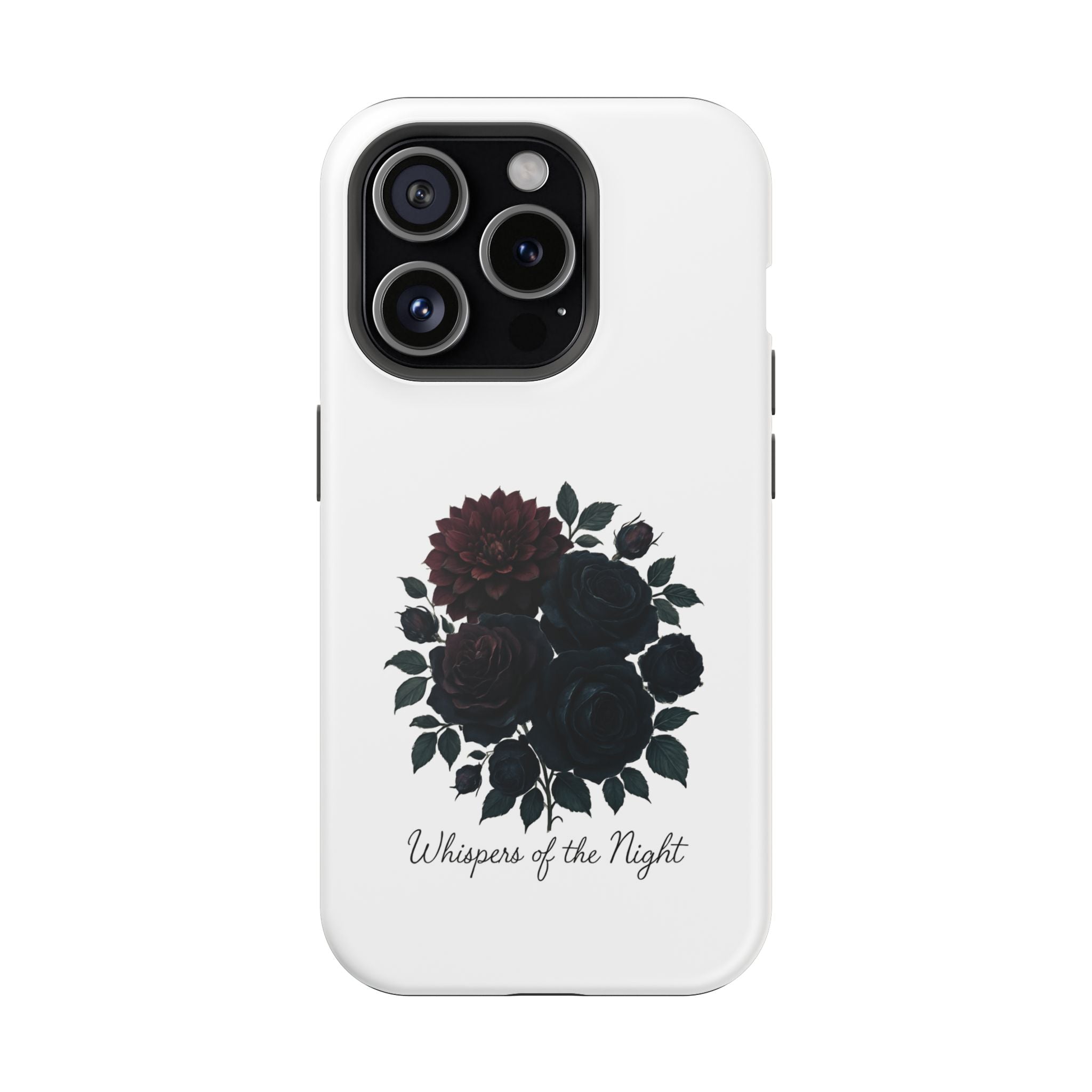 Whispers of the Night floral phone case | Magnetic impact-resistant case