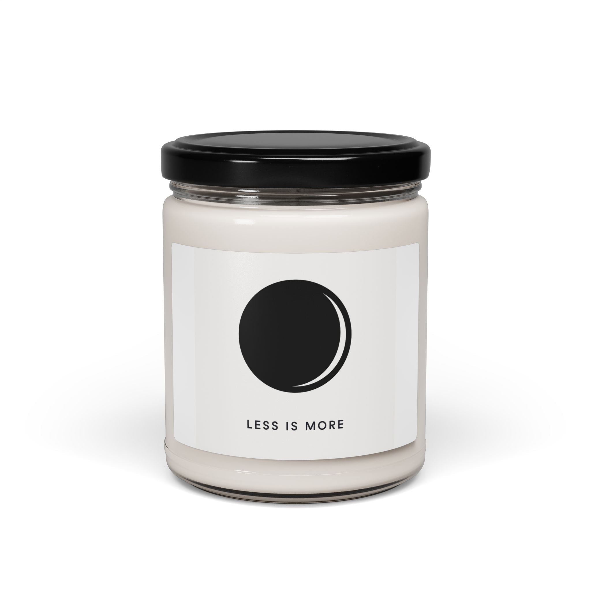 Minimal Moon Graphic Candle, Soy Candle 9oz | Less Is More