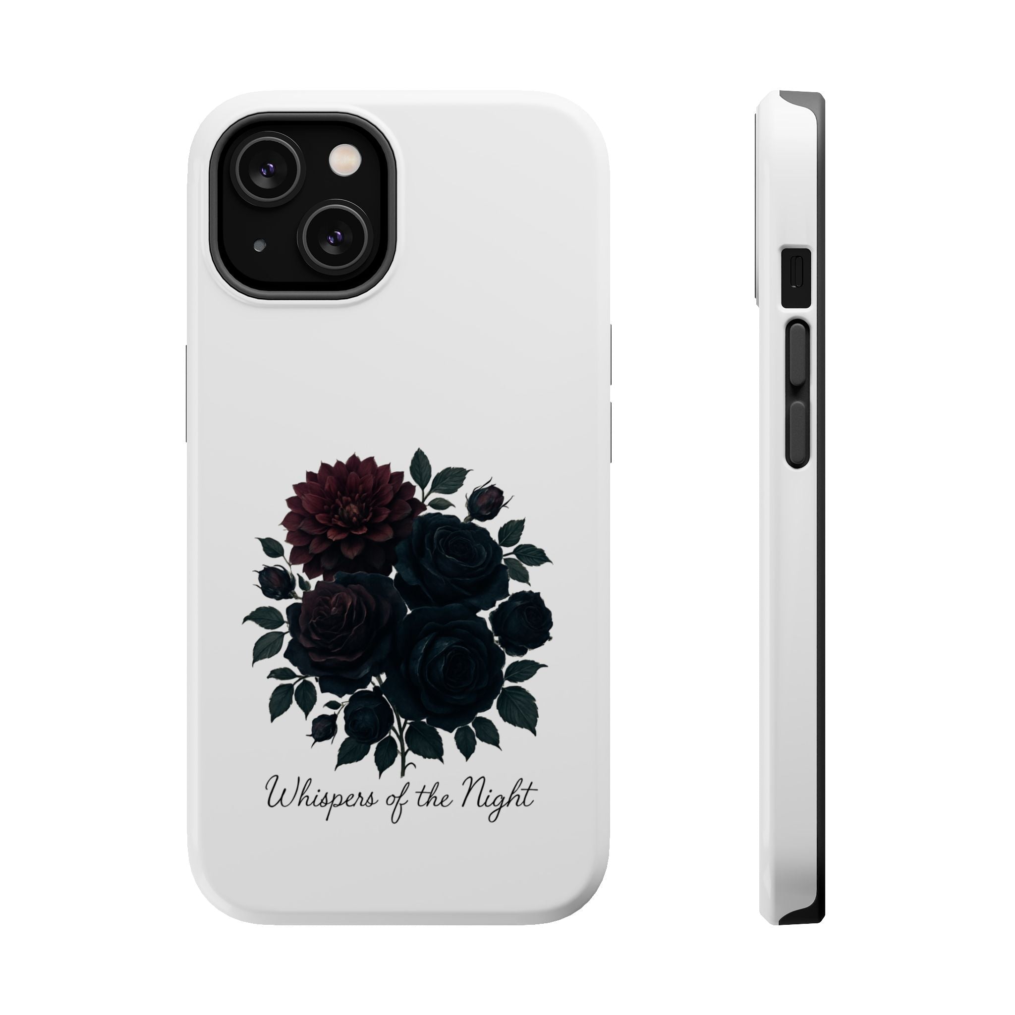 Whispers of the Night floral phone case | Magnetic impact-resistant case