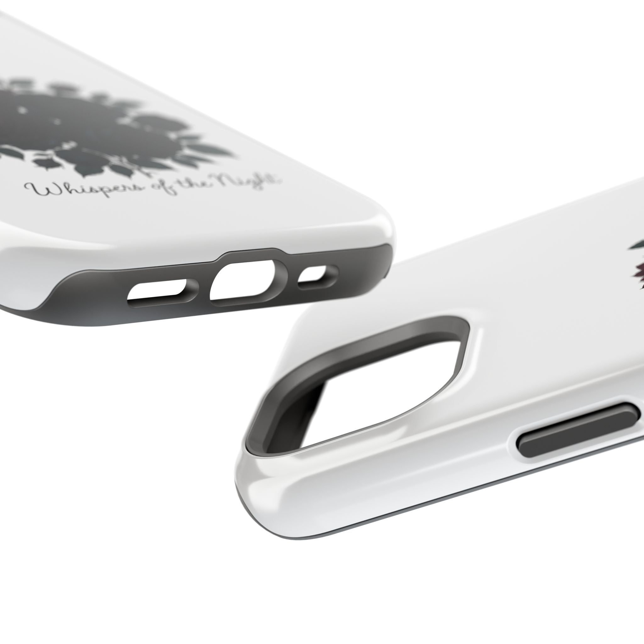 Whispers of the Night floral phone case | Magnetic impact-resistant case