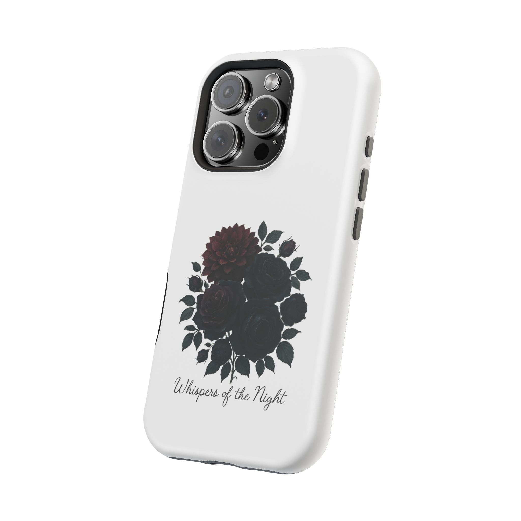 Whispers of the Night floral phone case | Magnetic impact-resistant case