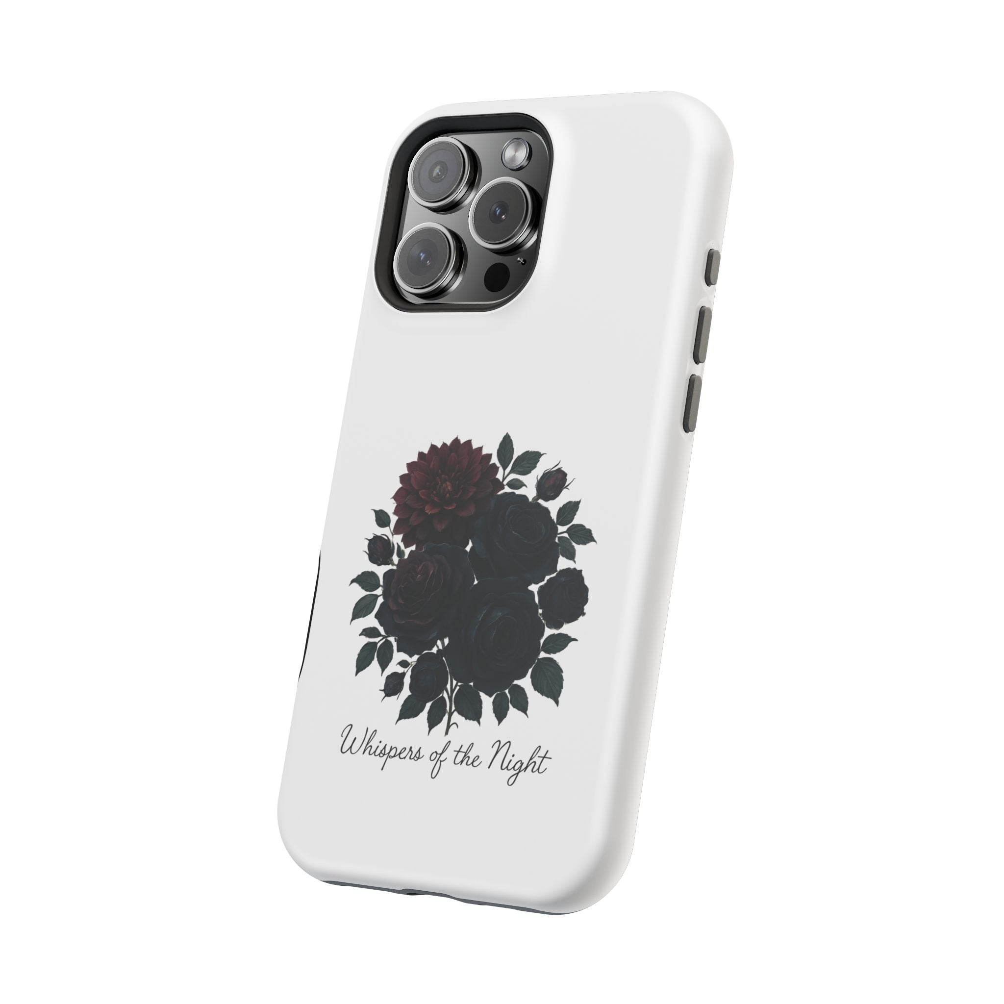 Whispers of the Night floral phone case | Magnetic impact-resistant case