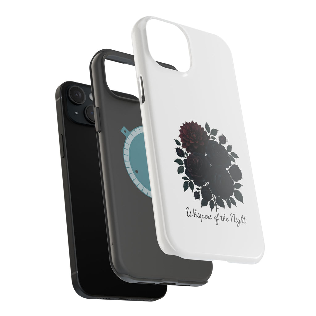 Whispers of the Night floral phone case | Magnetic impact-resistant case