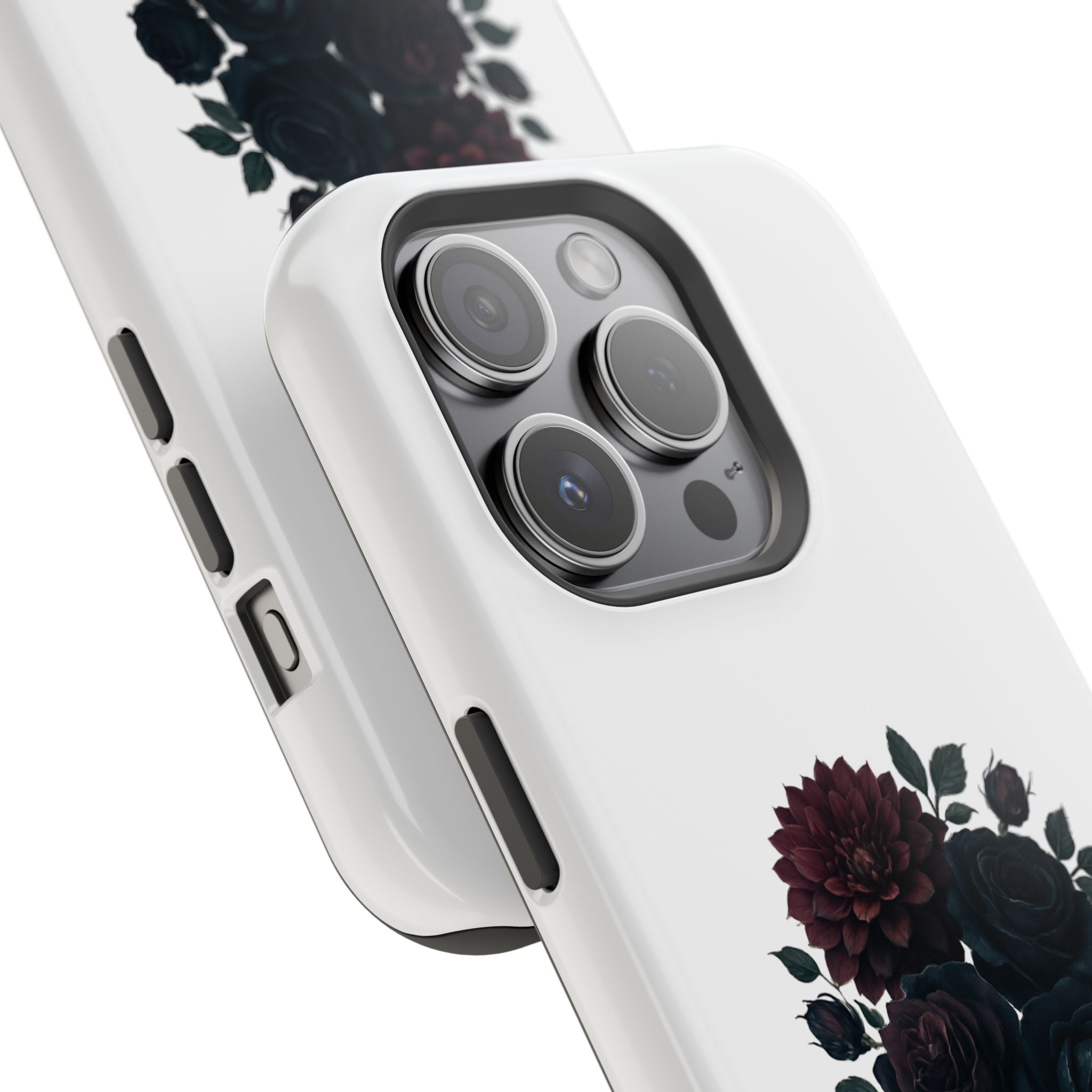 Whispers of the Night floral phone case | Magnetic impact-resistant case
