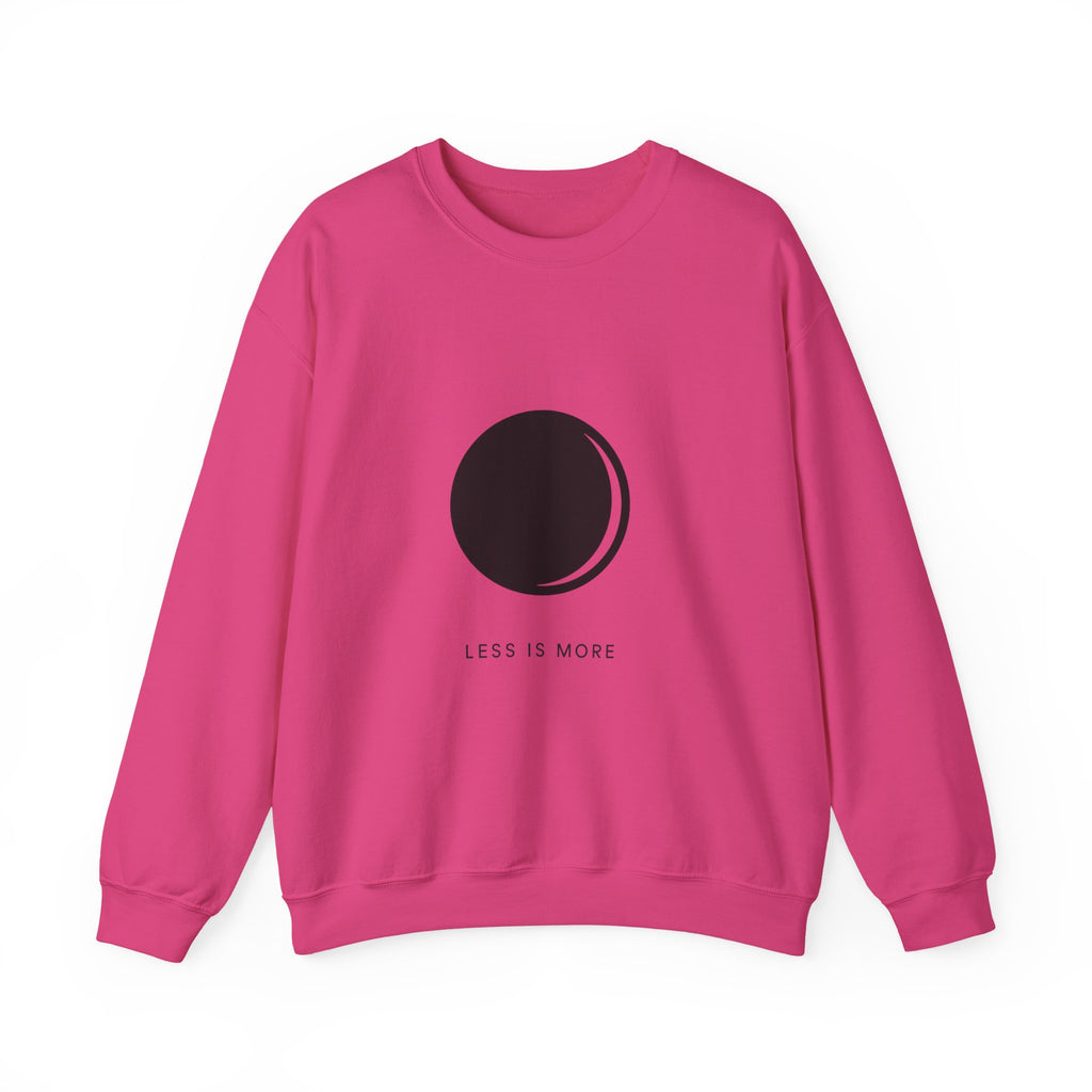 Minimalist 'Less Is More' Crewneck Sweatshirt